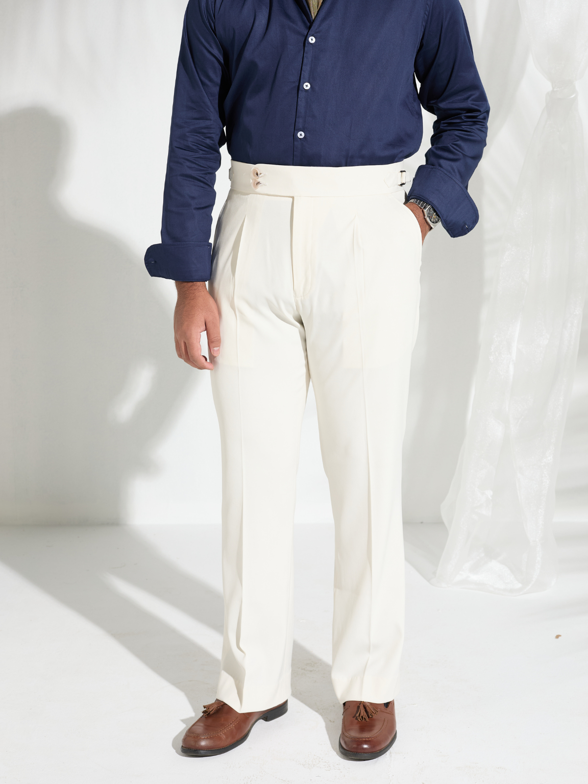 Off-White Boot Cut Trouser