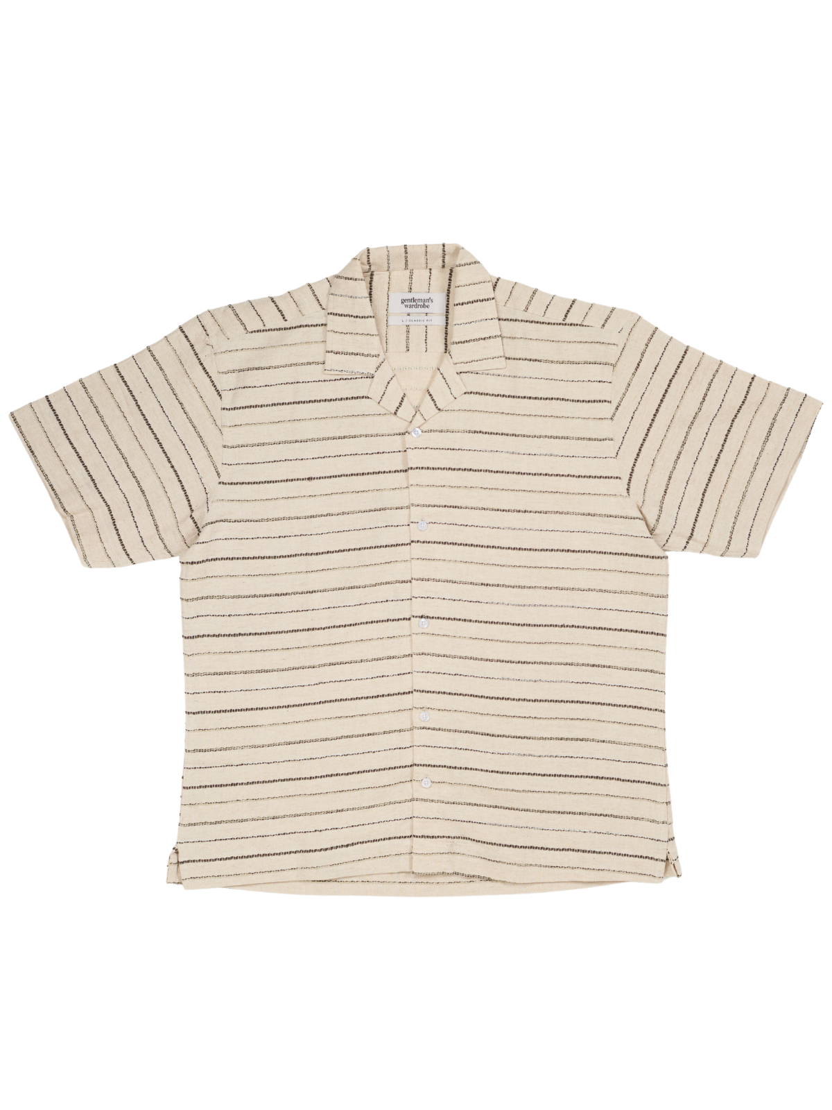 Off-White Stripe Cuban Shirt