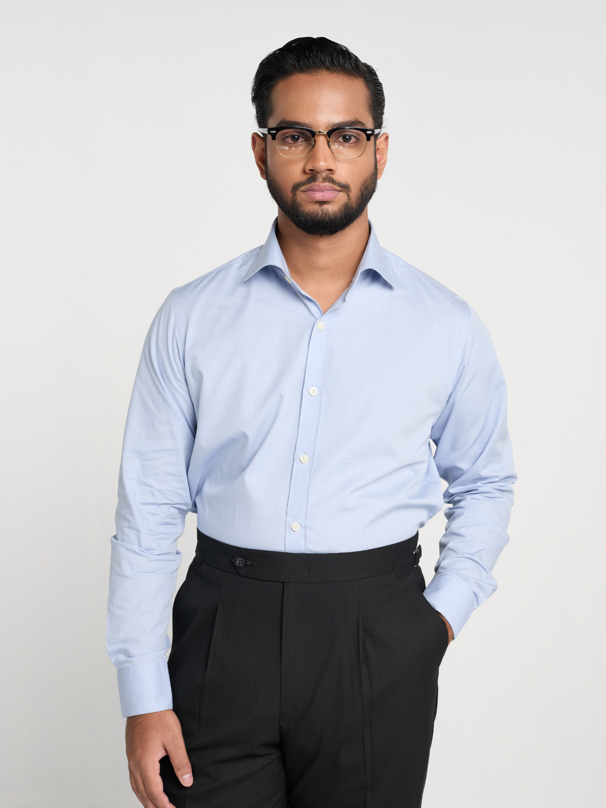 Azure Blue Formal Shirt