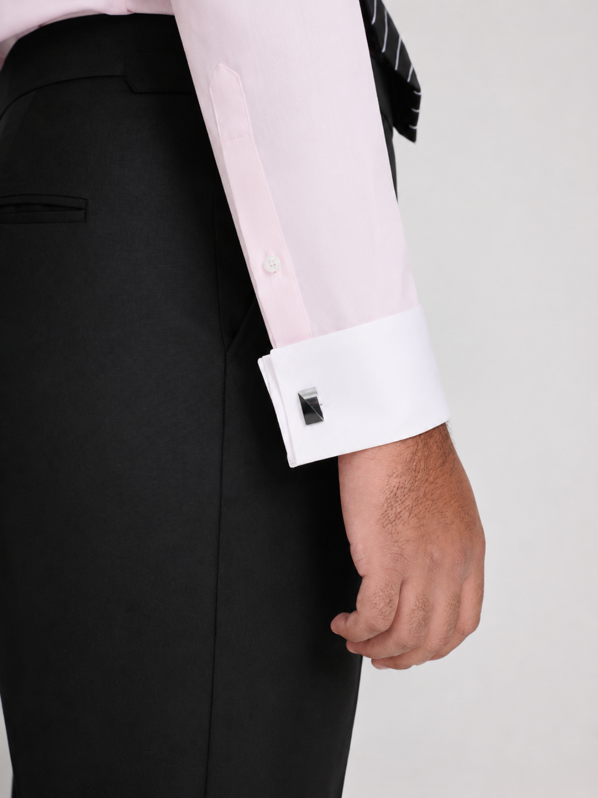 Pink Textured Winchester Shirt – French Cuff