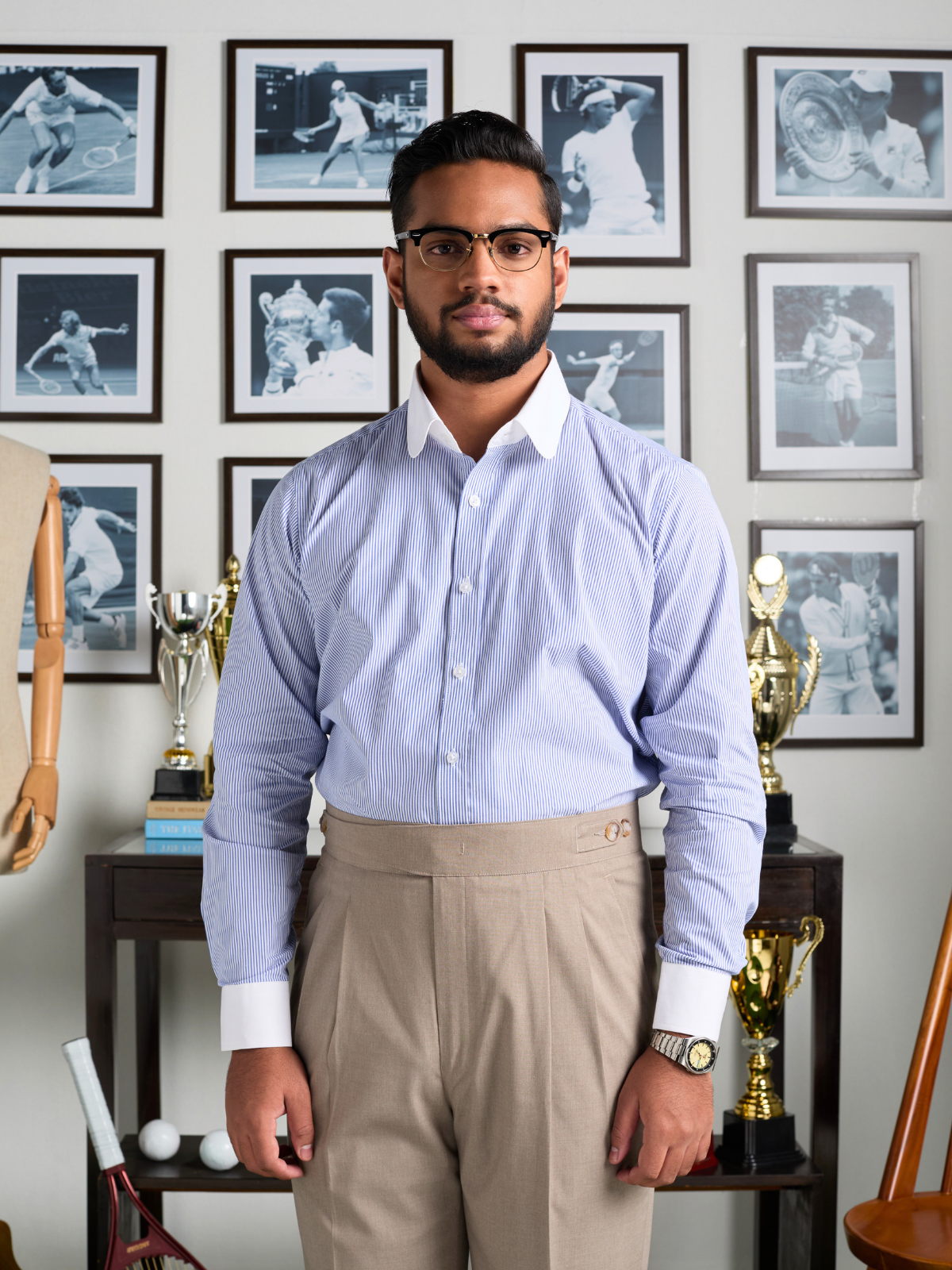 Winchester Blue Stripe Formal Shirt
