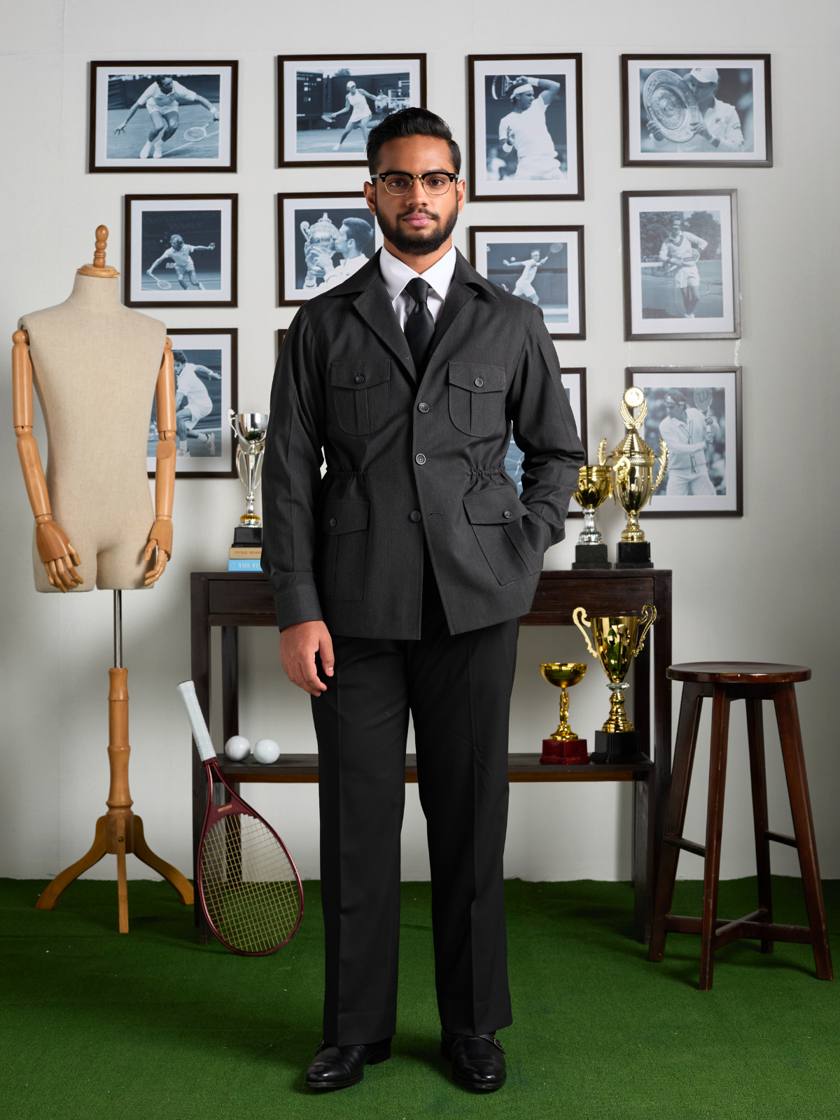 Charcoal Jungle Jacket