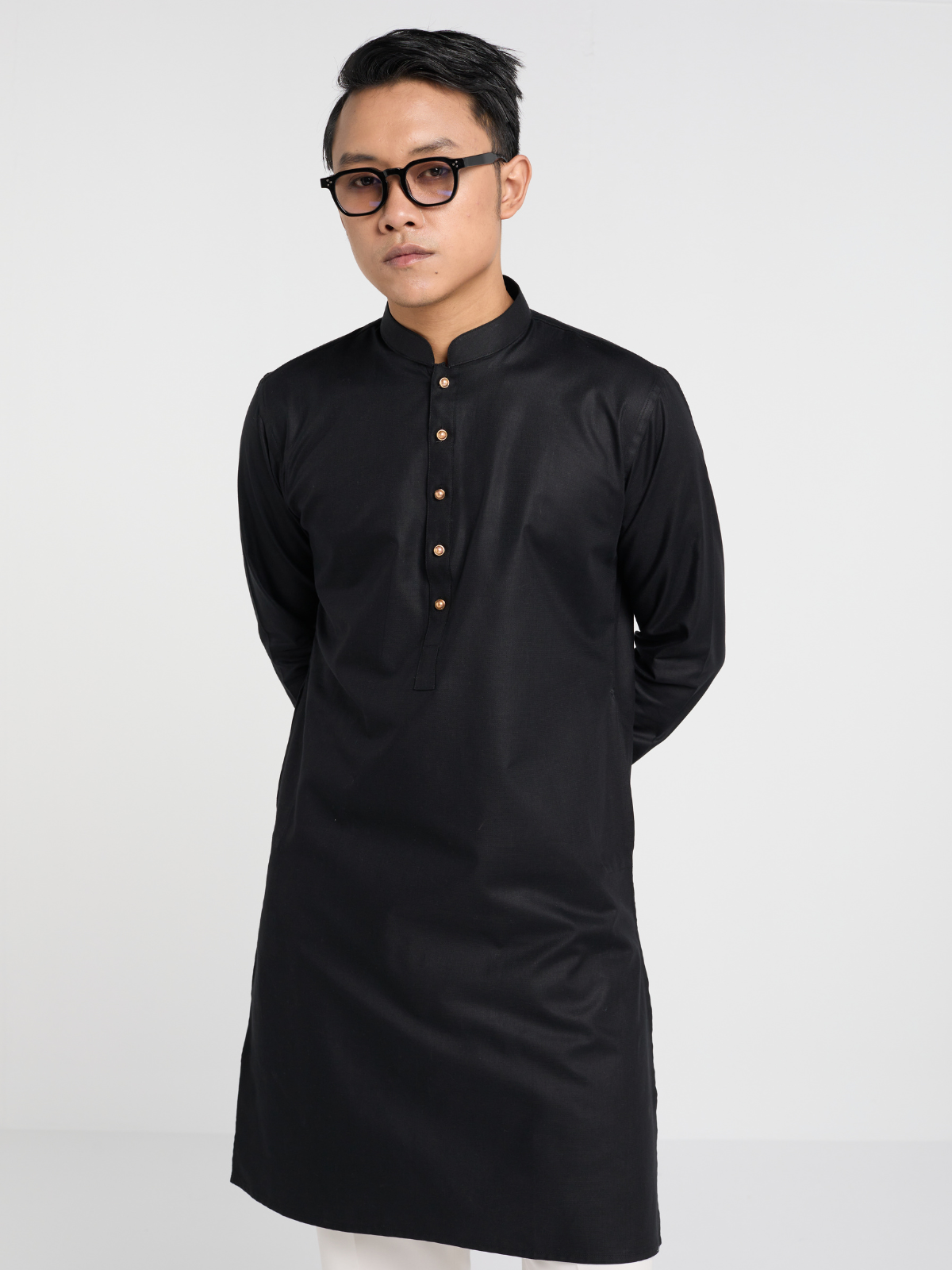 Black Single Kurta