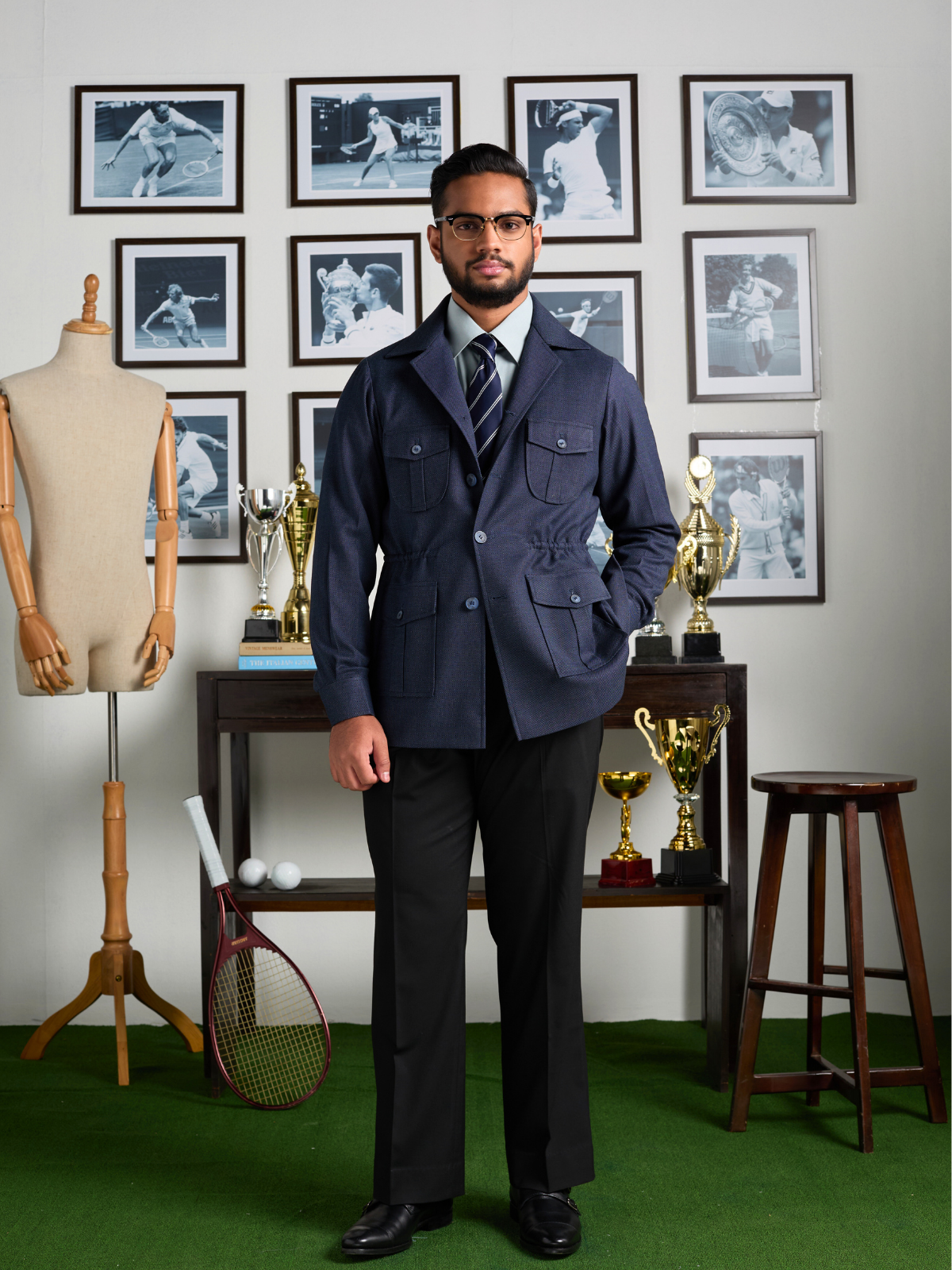 Navy Jungle Jacket