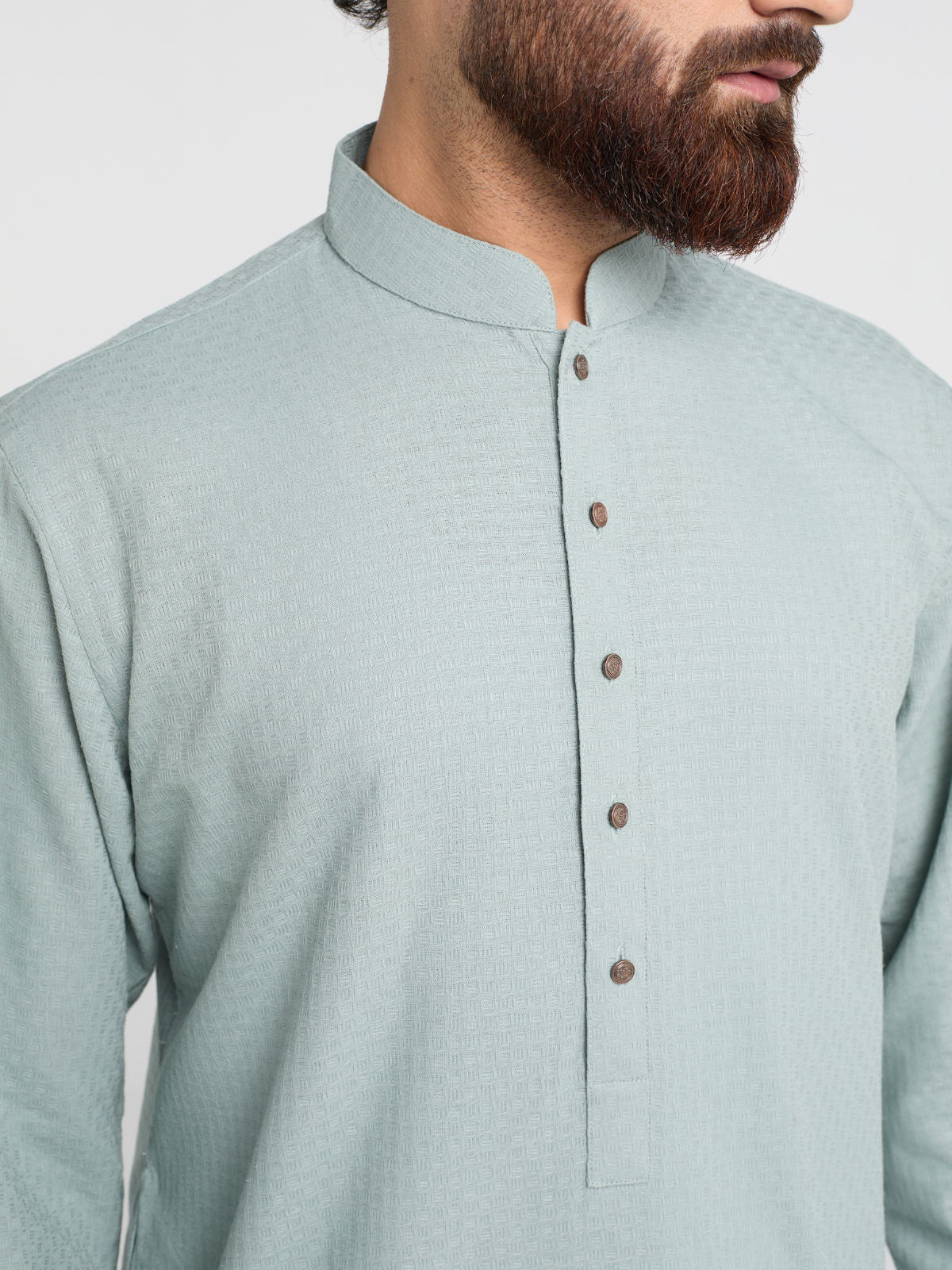 Mint Textured Kurta