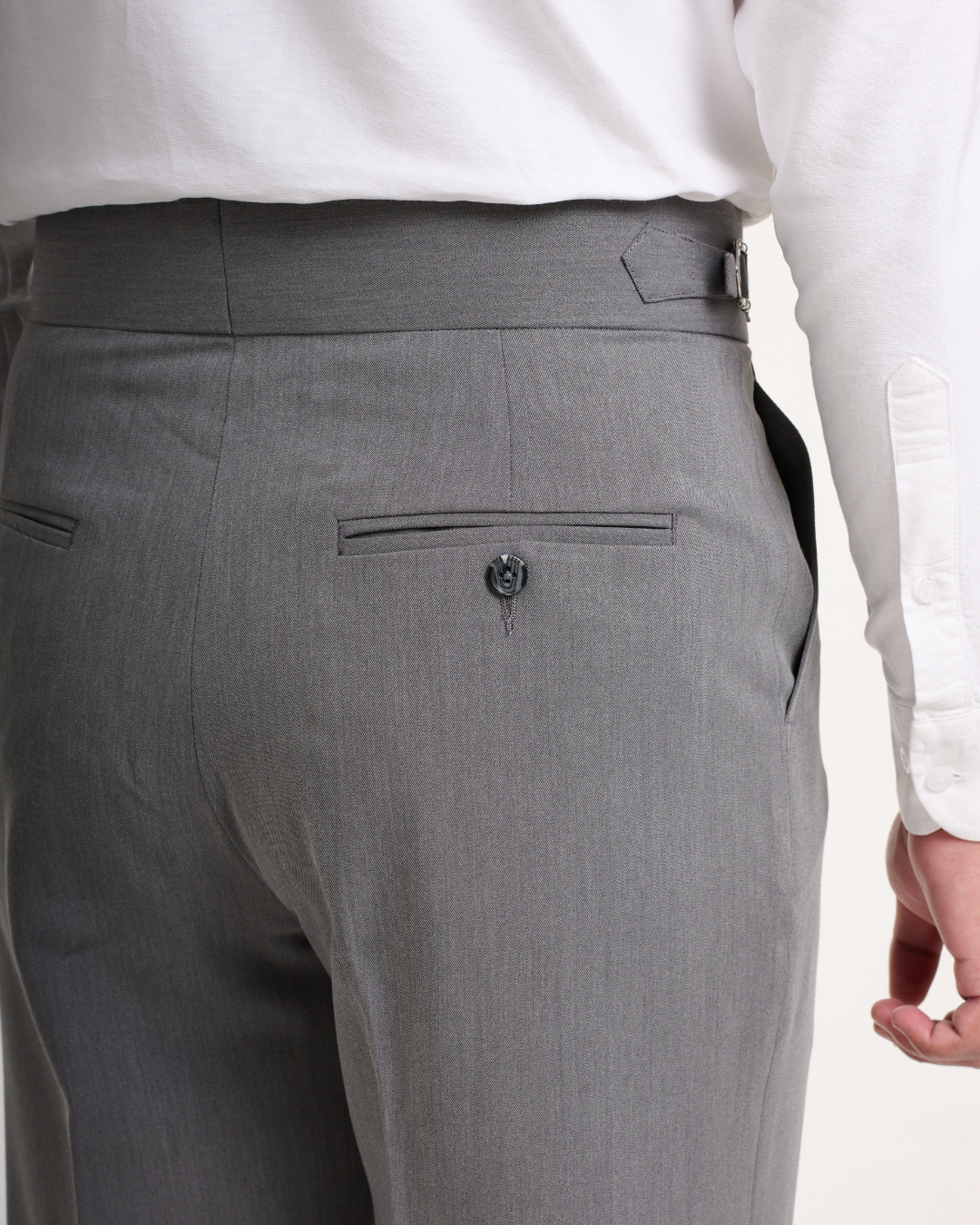 Light Ash Formal Trouser Double Button