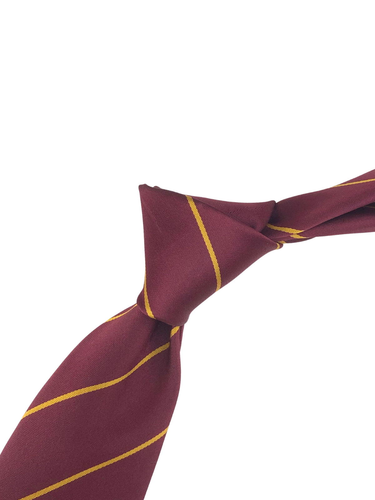 Red & Yellow Repp Tie