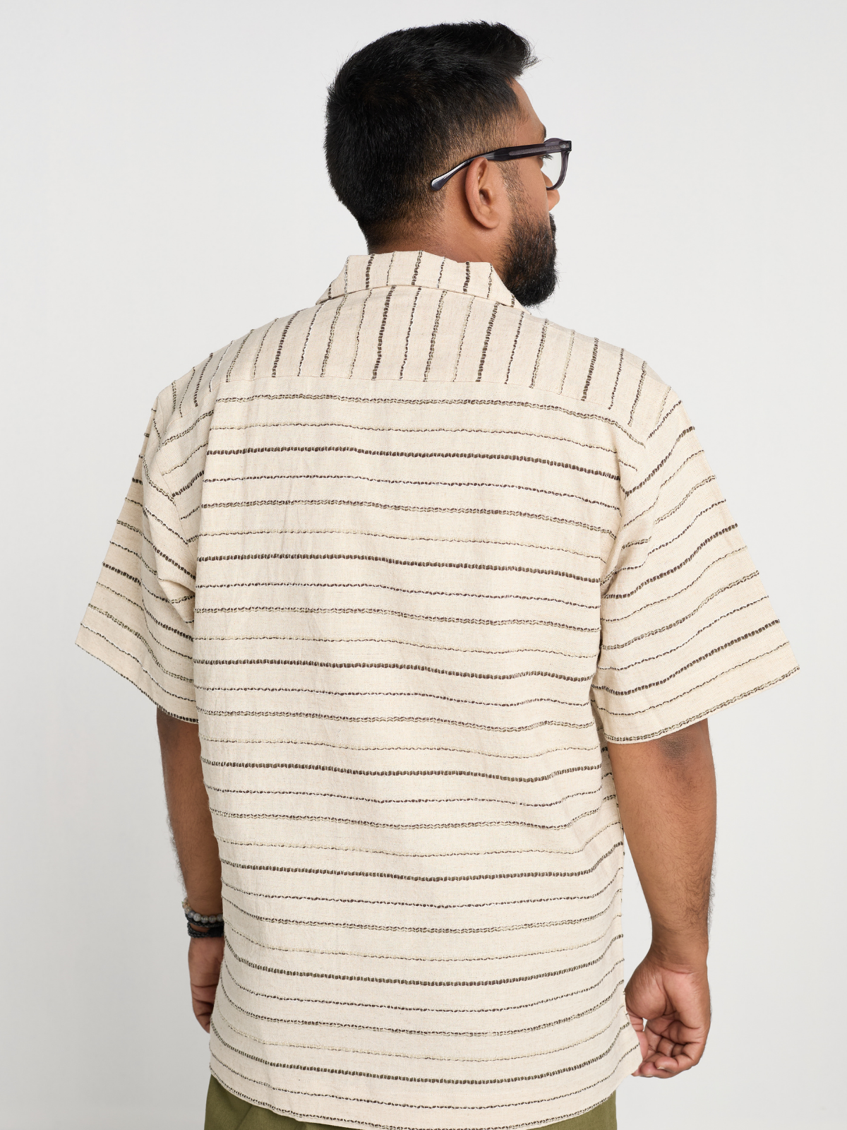 Off-White Stripe Cuban Shirt