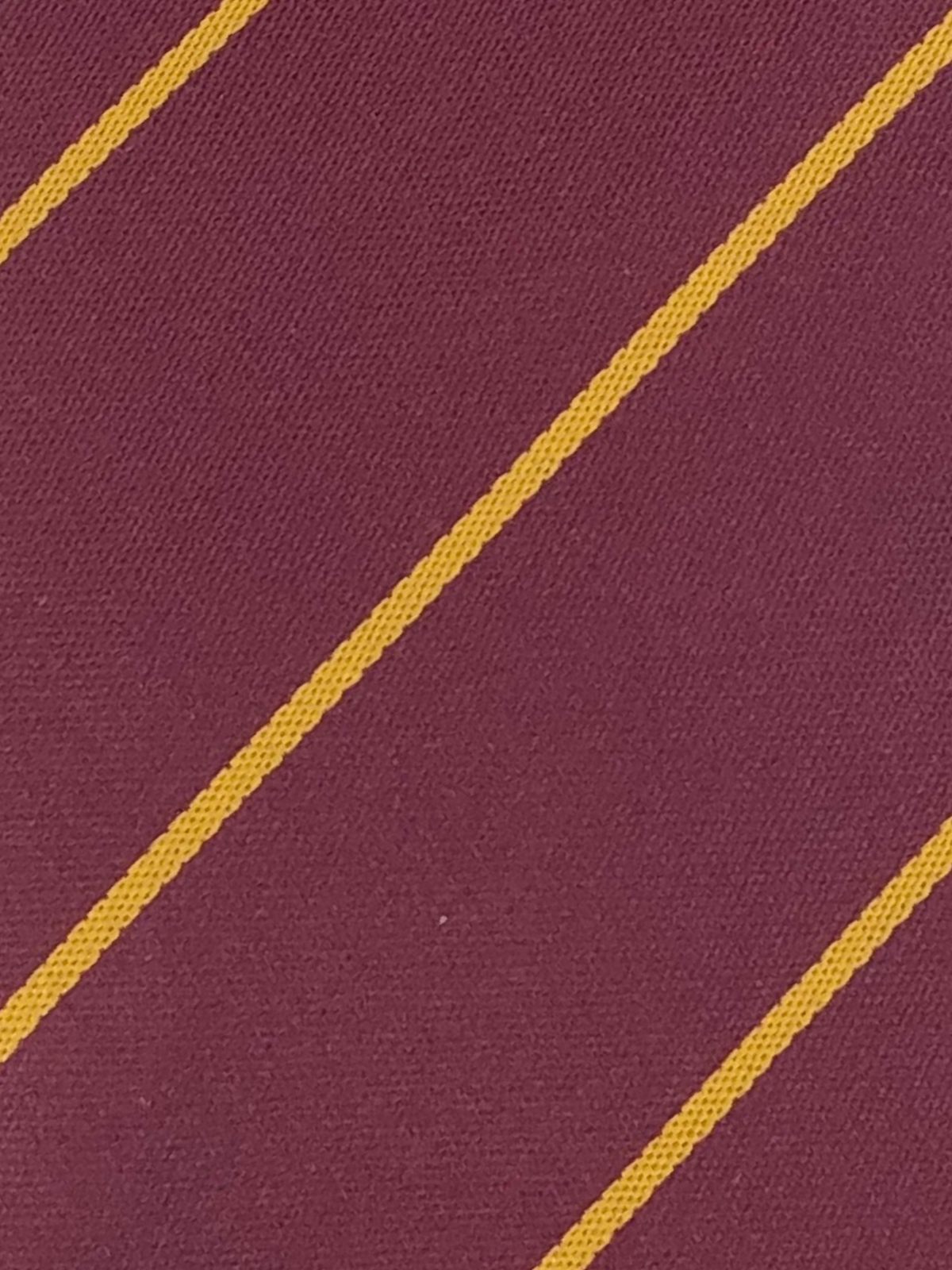 Red & Yellow Repp Tie