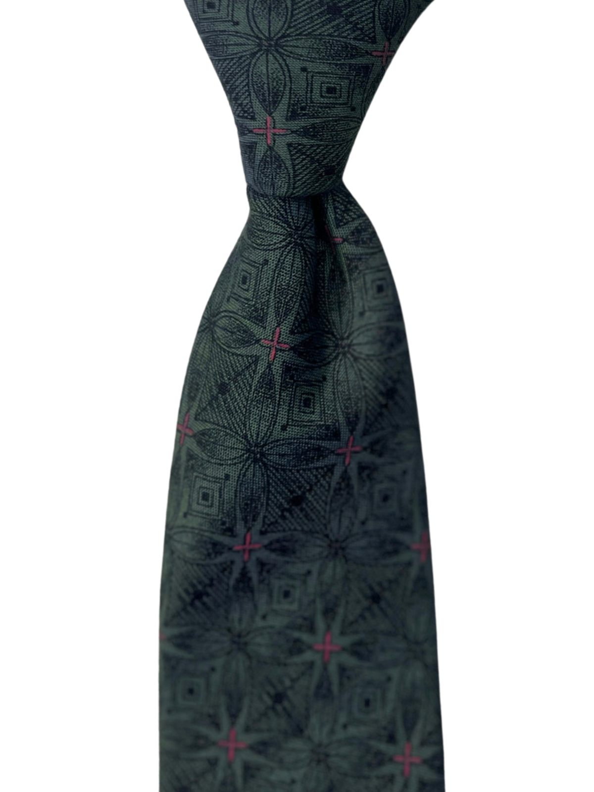 Burgundy Patterned Tie