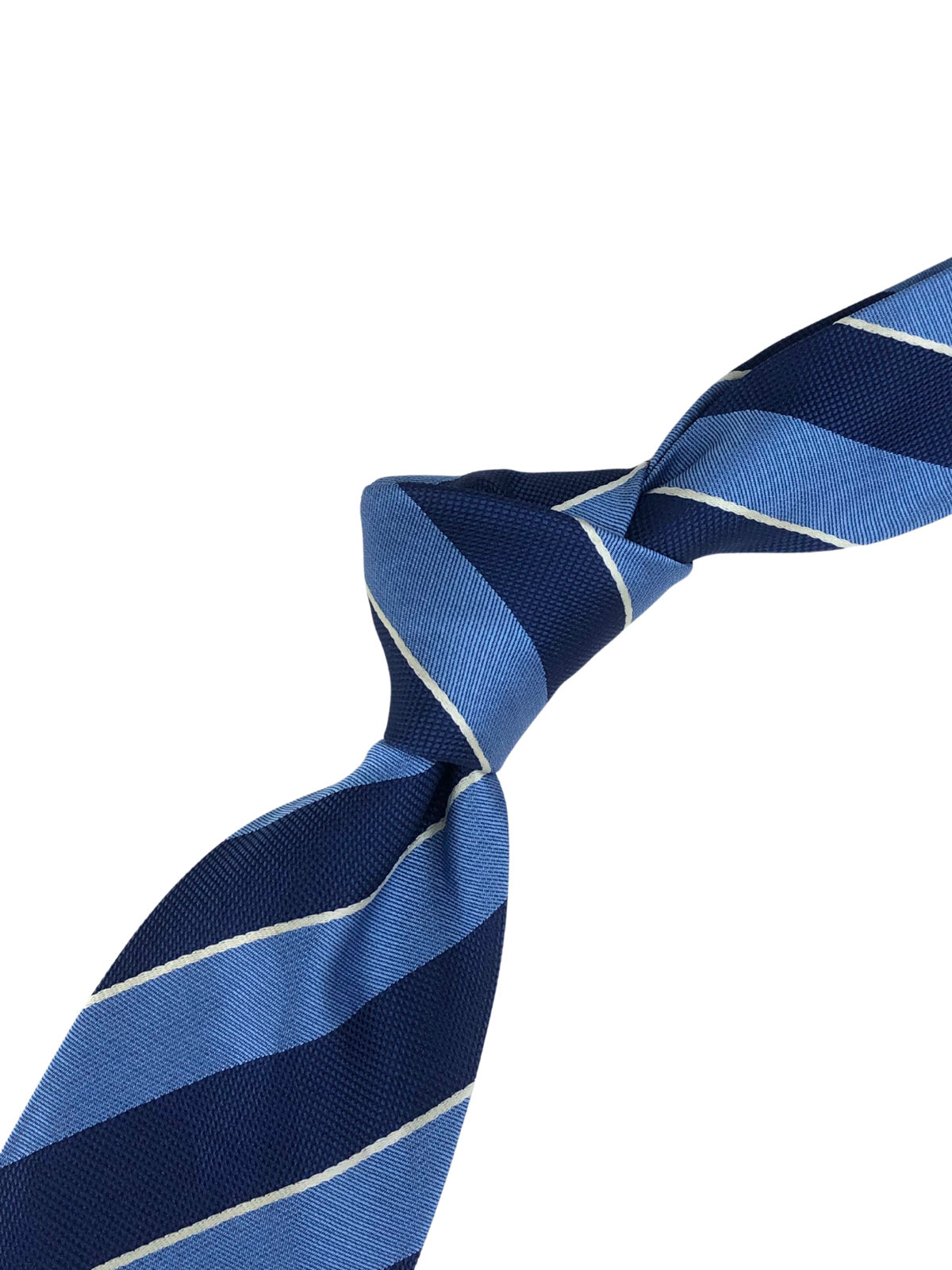 Blue & White Repp Tie