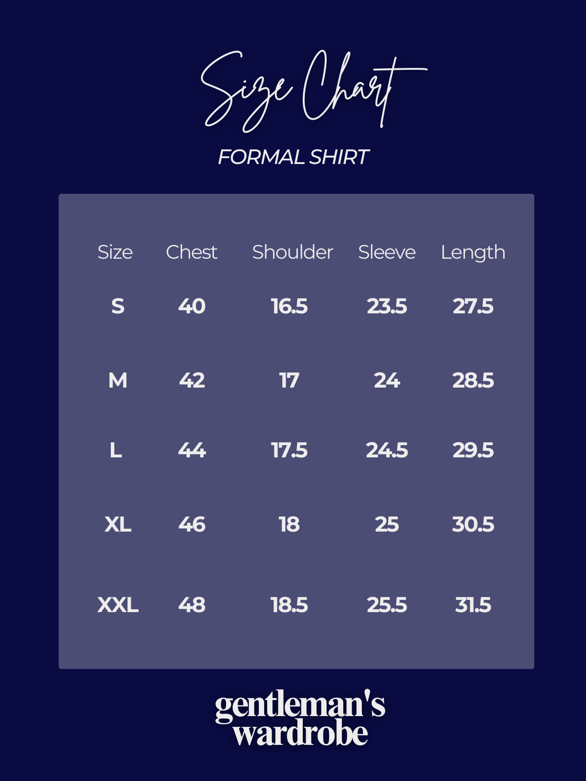 MIdnight Blue Formal Shirt