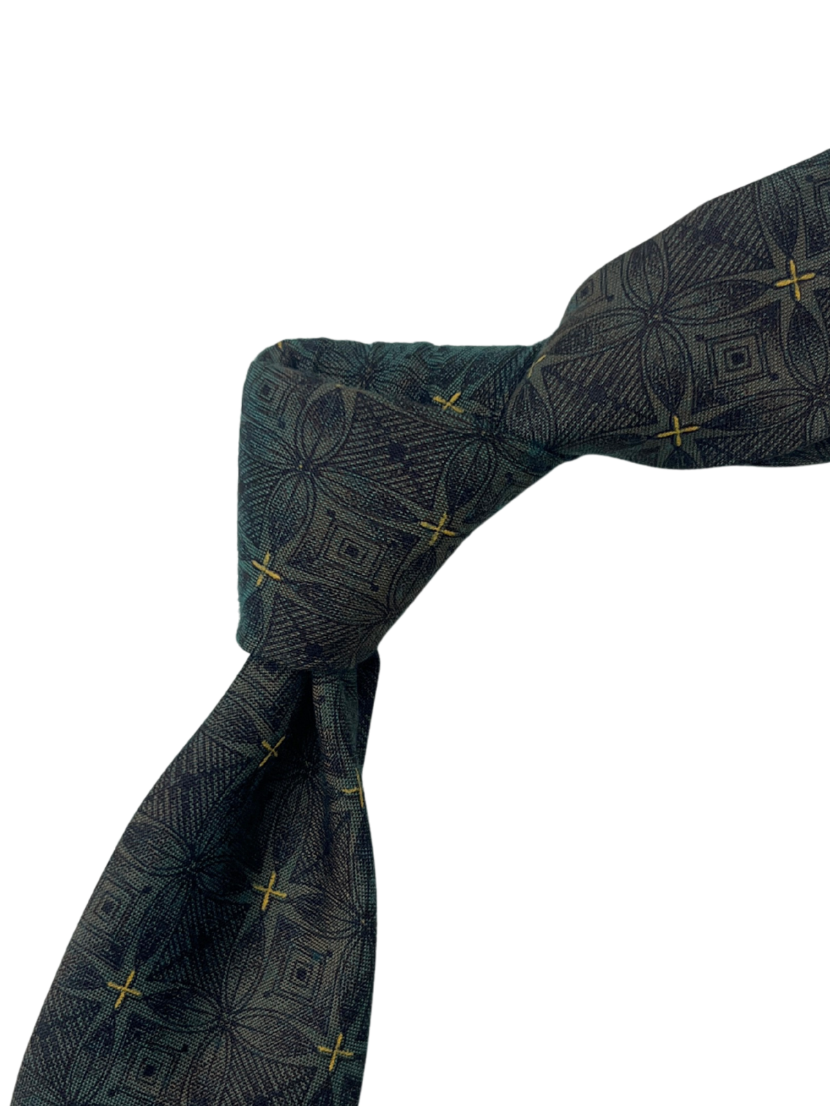 Yellow Patterned Tie
