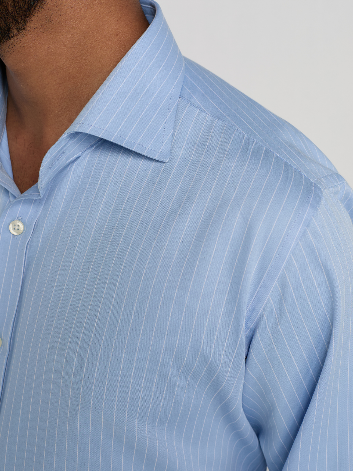 Pinstripe Sky Formal Shirt