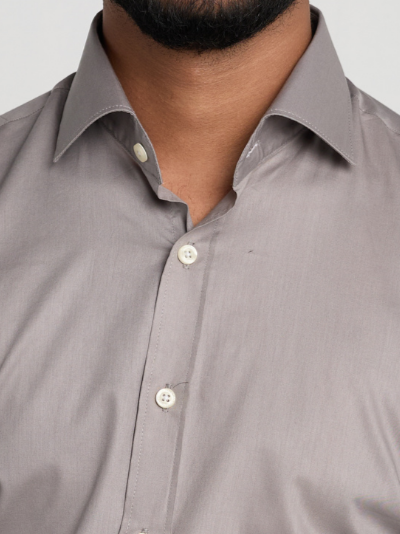 Stone Grey Formal Shirt