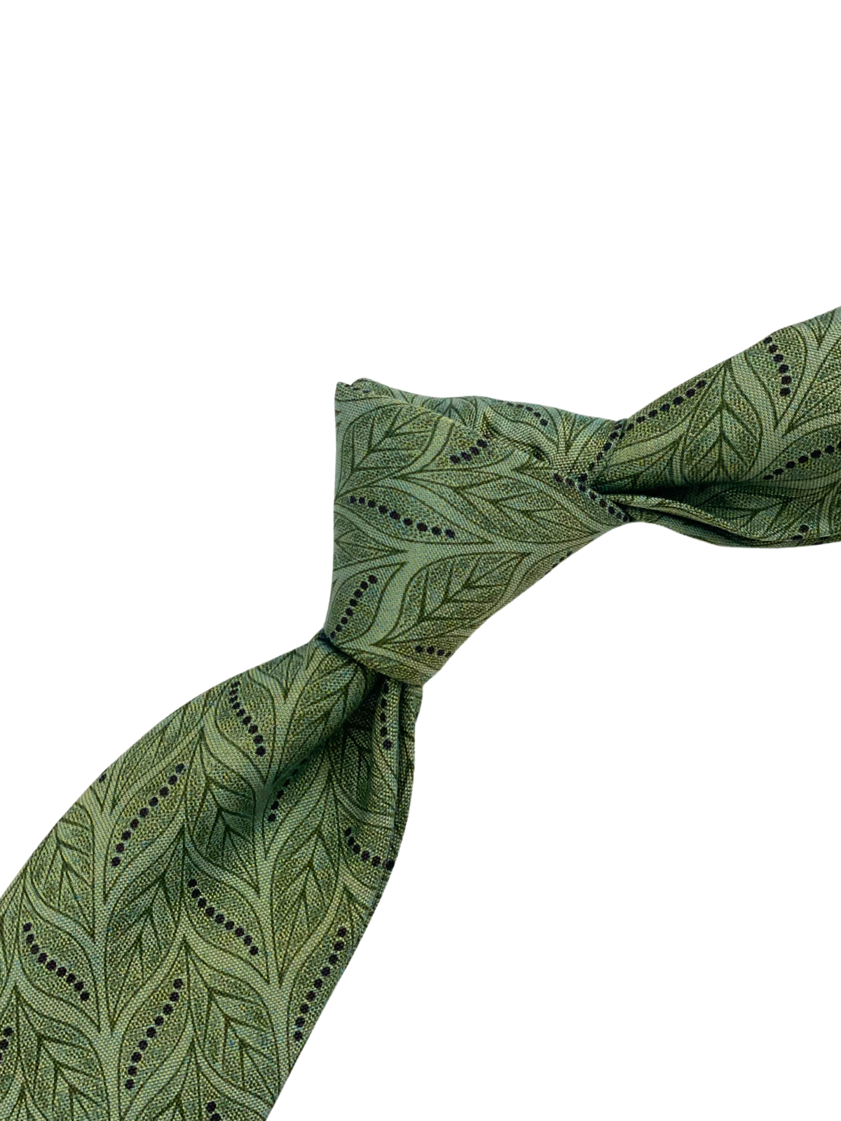 Green Patterned Tie