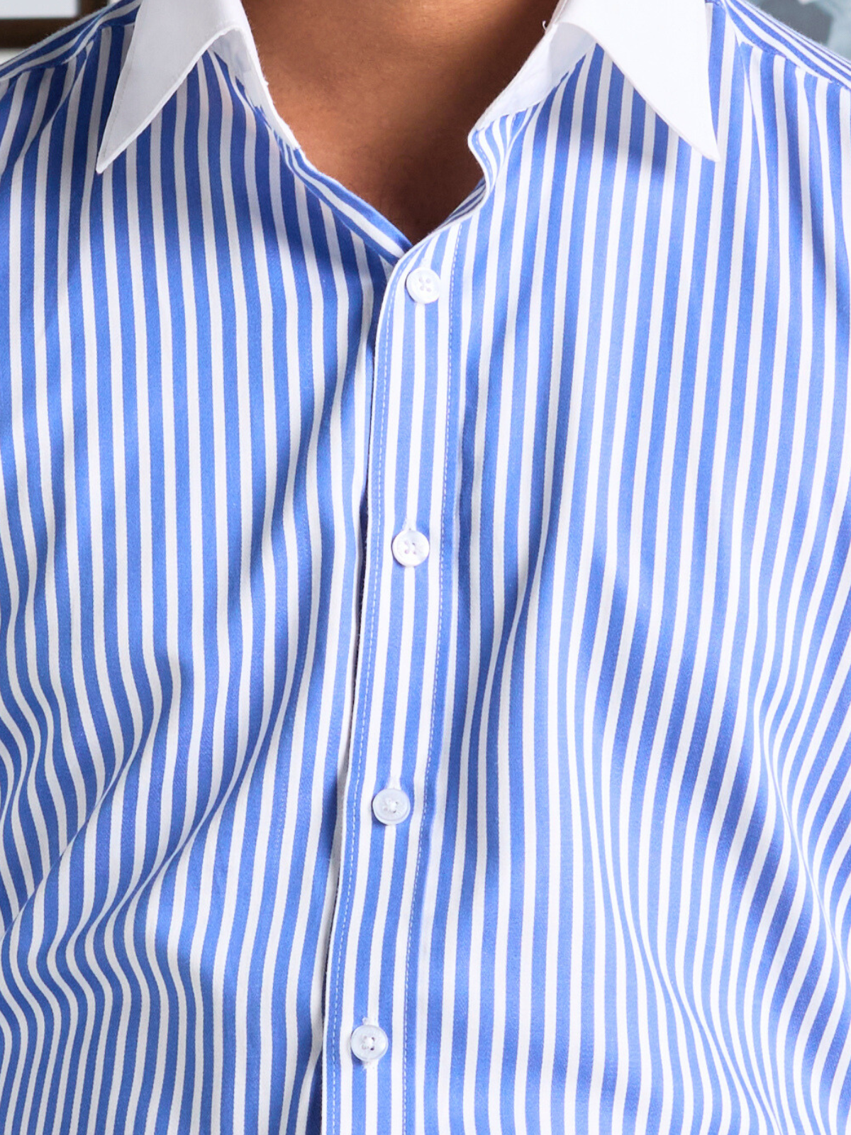 Winchester Royal Blue Stripe Formal Shirt
