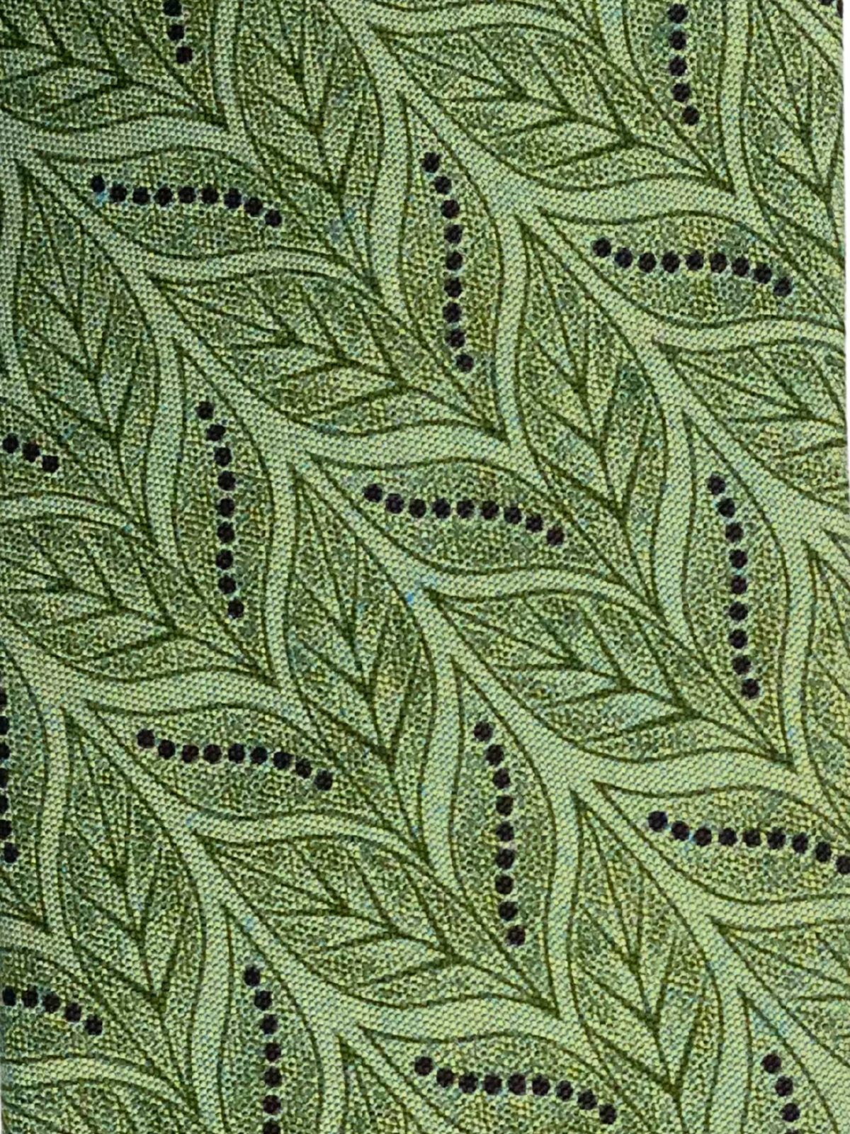 Green Patterned Tie