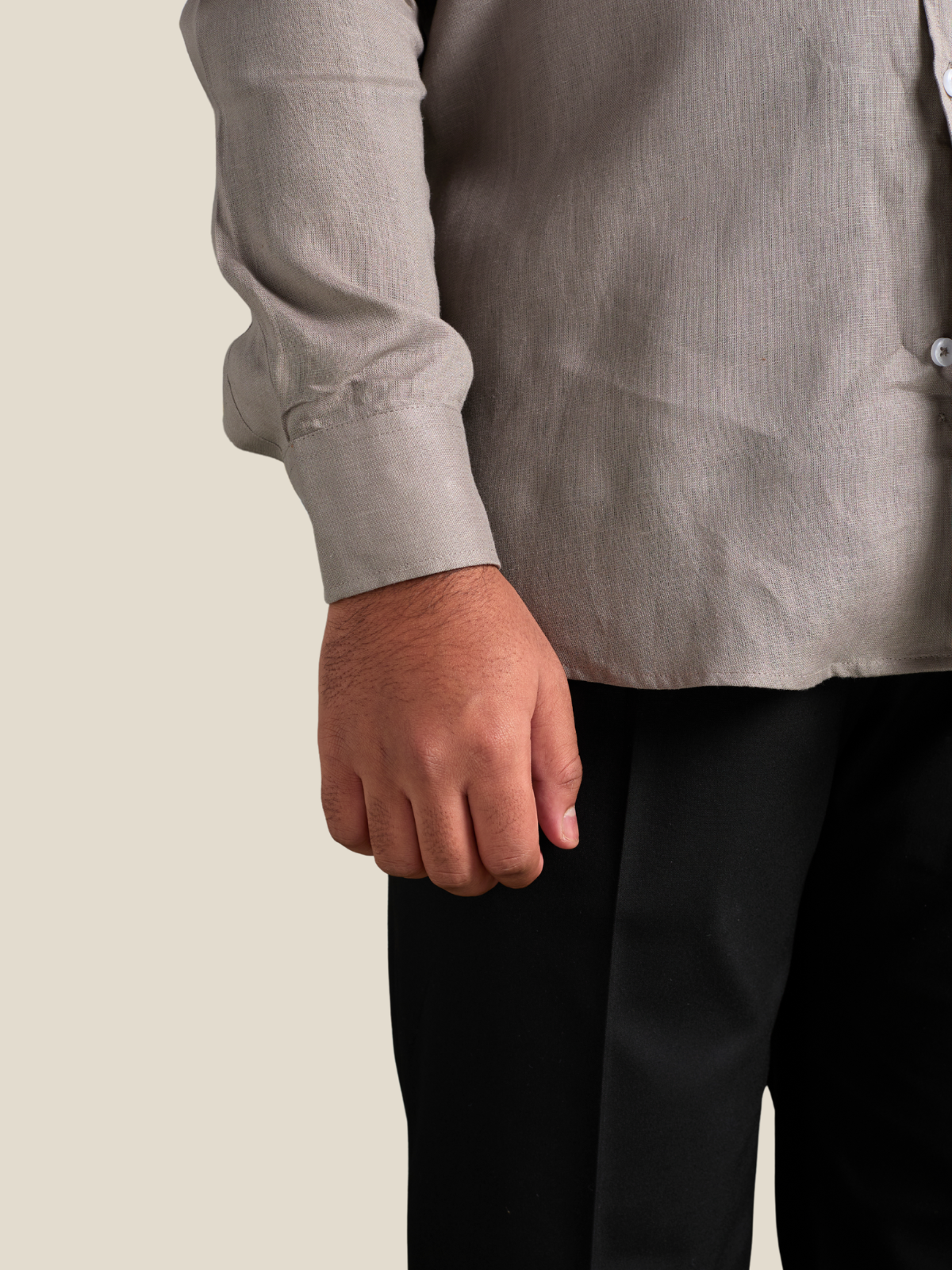Grey full sleeve cuban