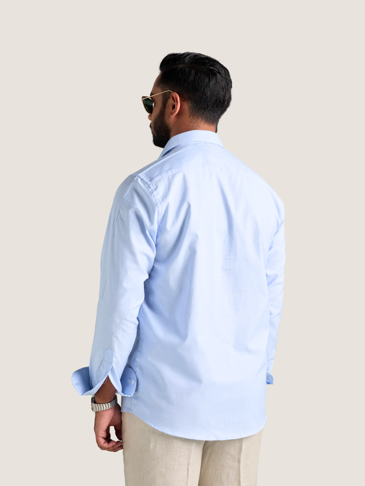 Powder Blue Casual Shirt