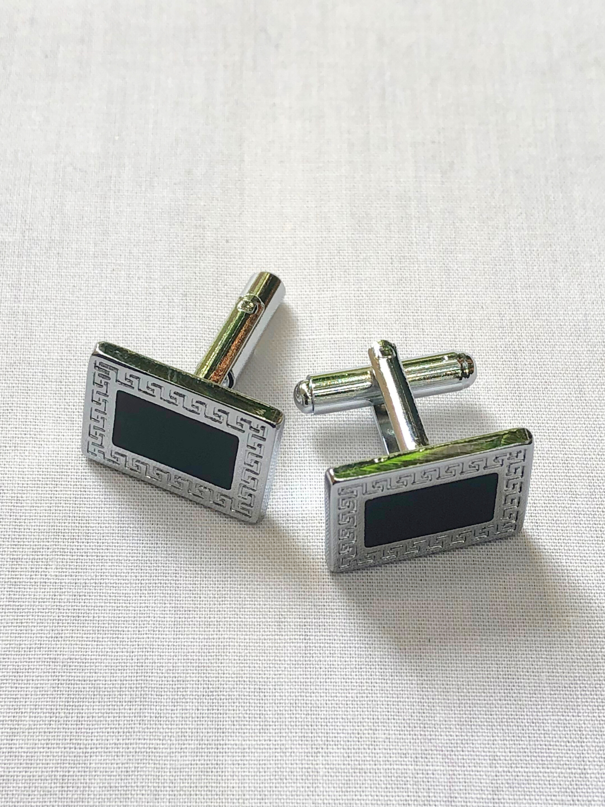 Black & White patterned Cufflink