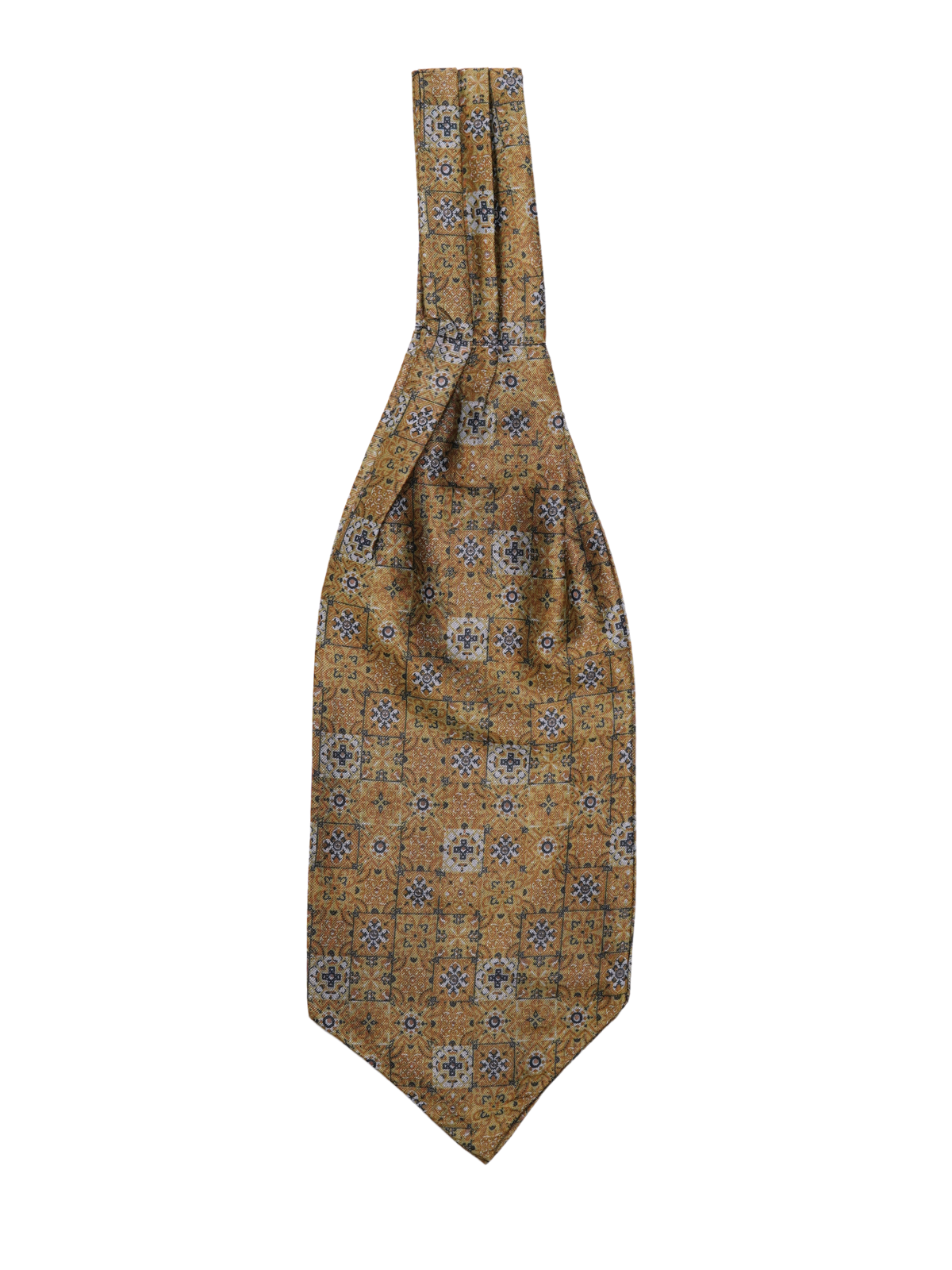 Golden Patterned Ascot