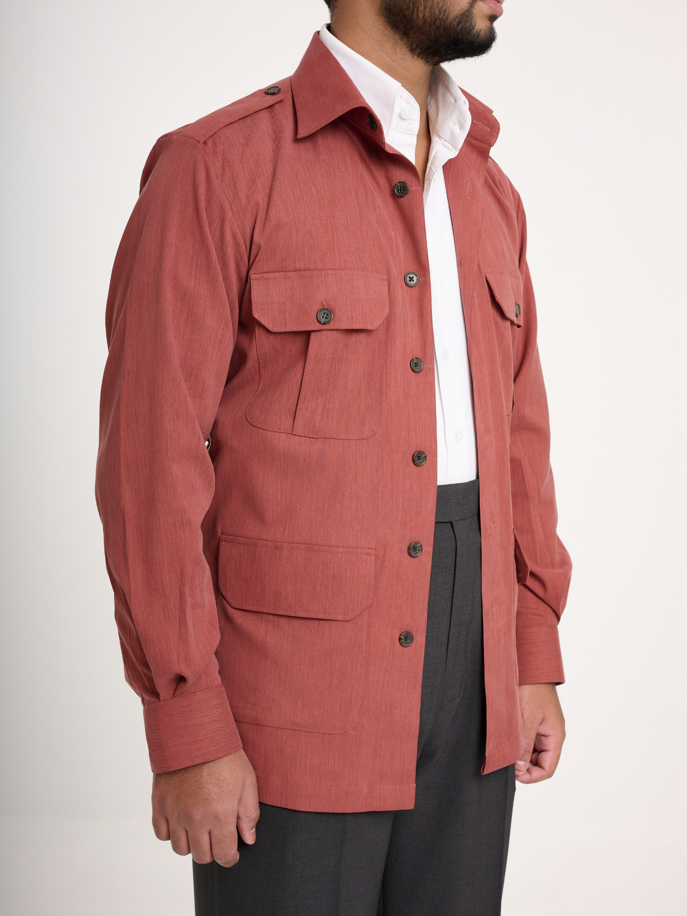 Terracotta Field Shacket