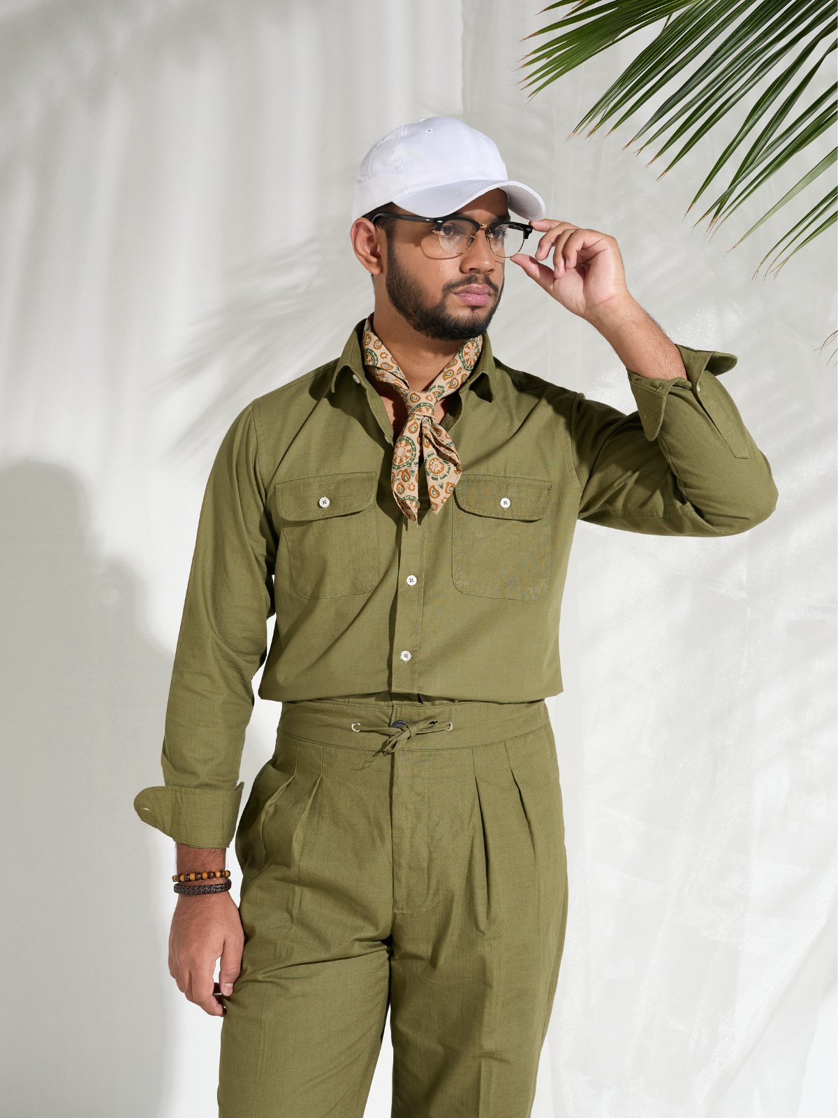 Olive Safari Shirt