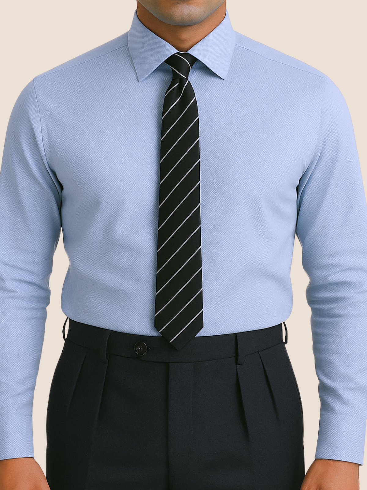 Powder Blue Formal Shirt
