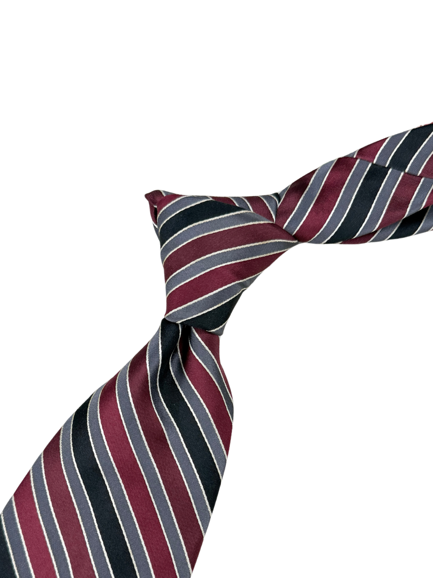 Burgundy Stripe Tie