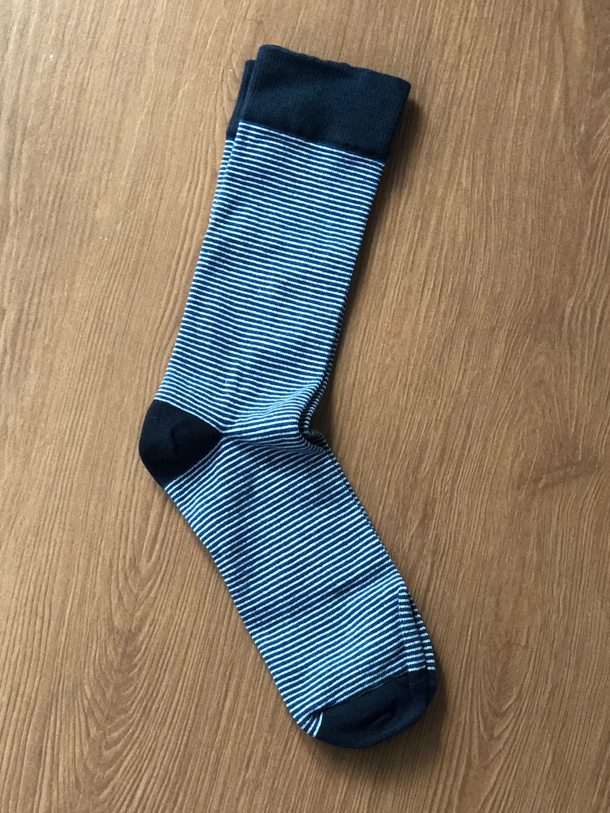 Navy Stripe Socks