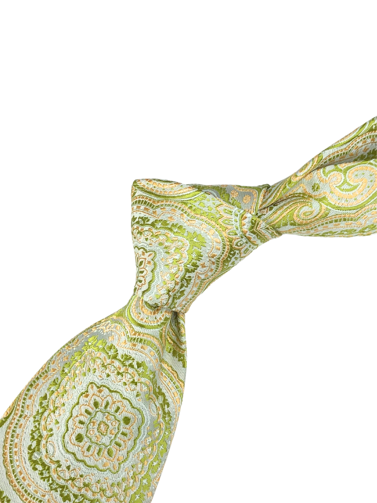 Lime Paisley Tie