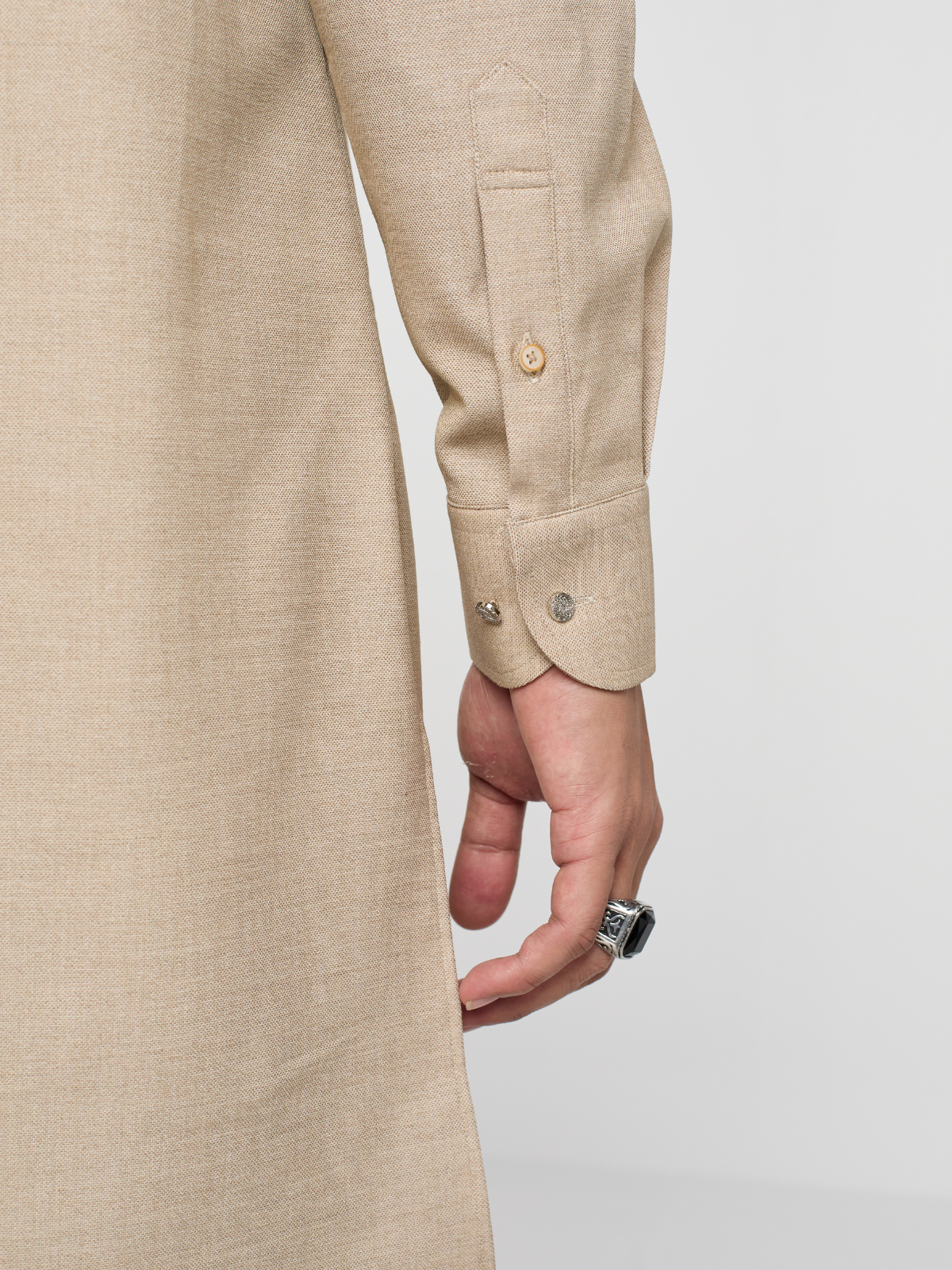 Beige Co-ord Kabli Set