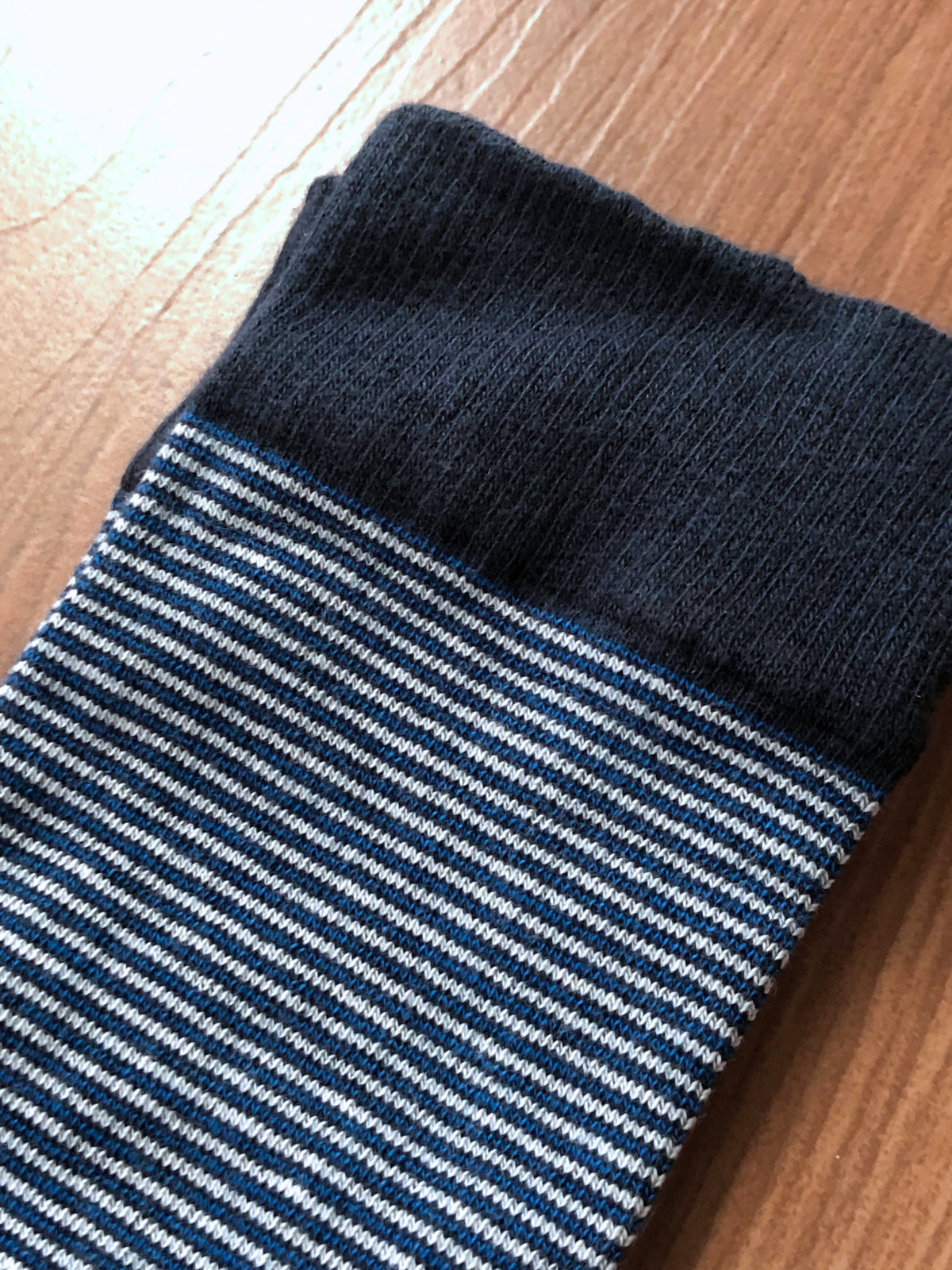 Navy Stripe Socks