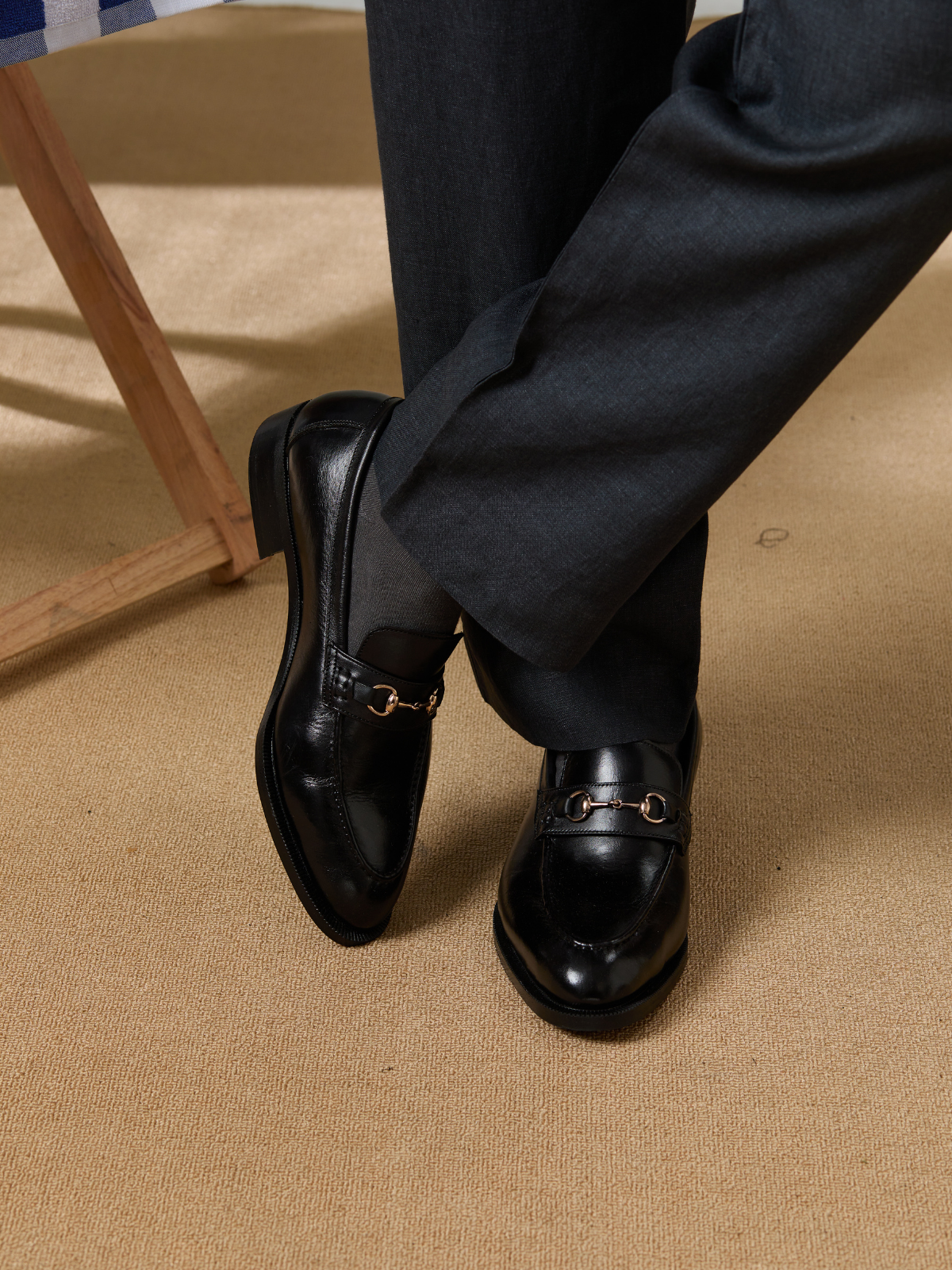 Heritage Horsebit Lofer : Black