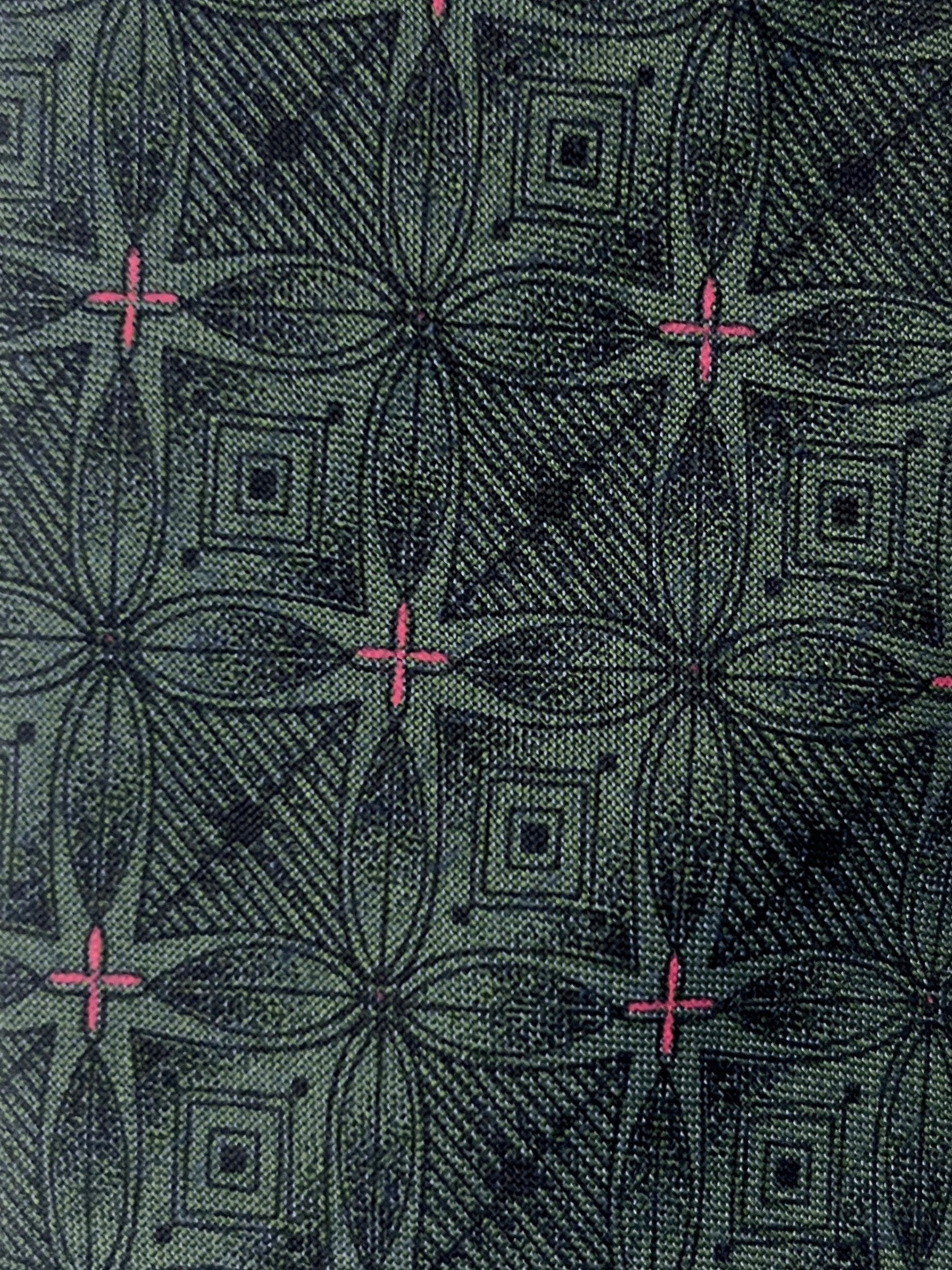Burgundy Patterned Tie