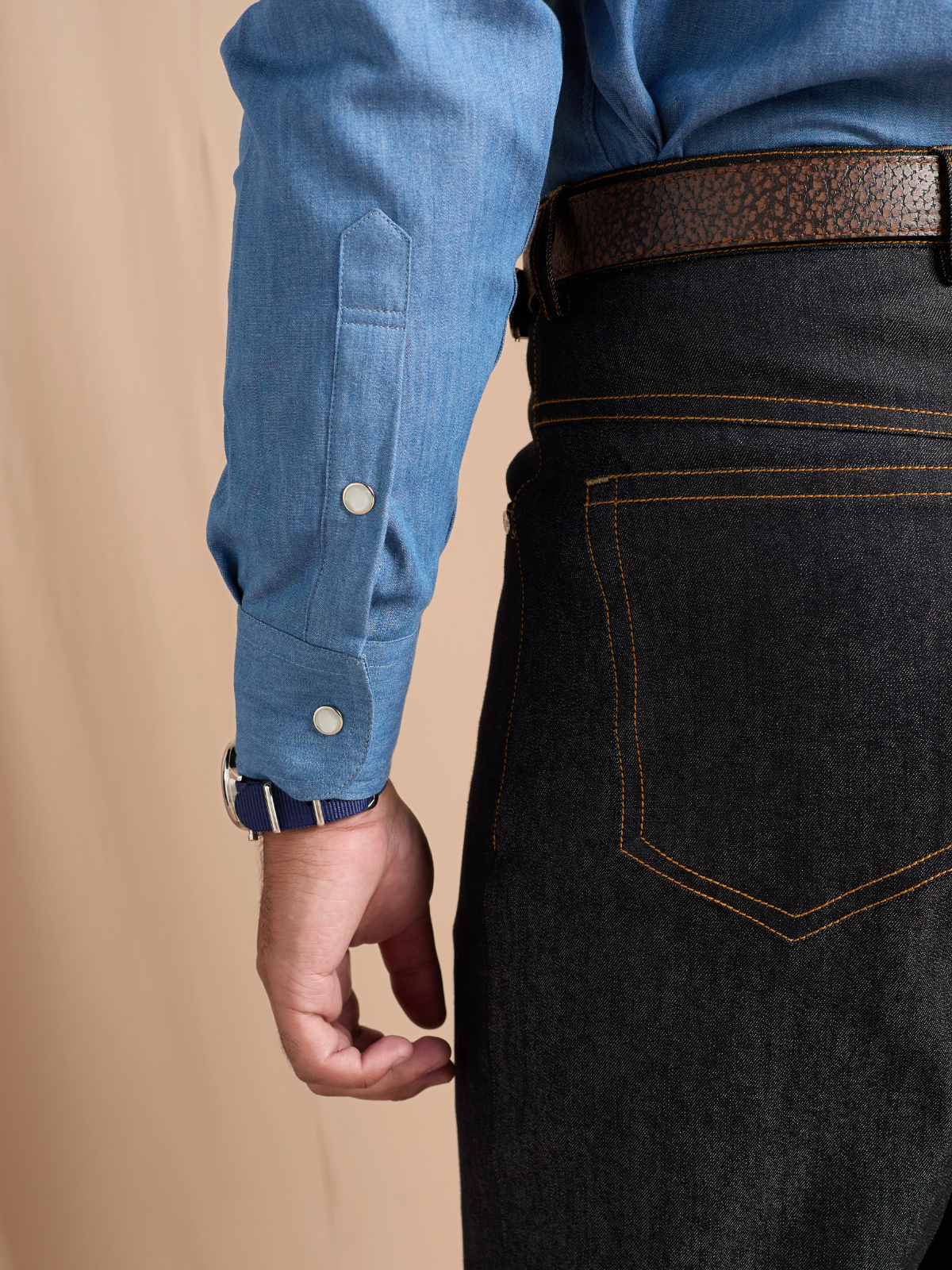 Medium Washed Denim Shirt