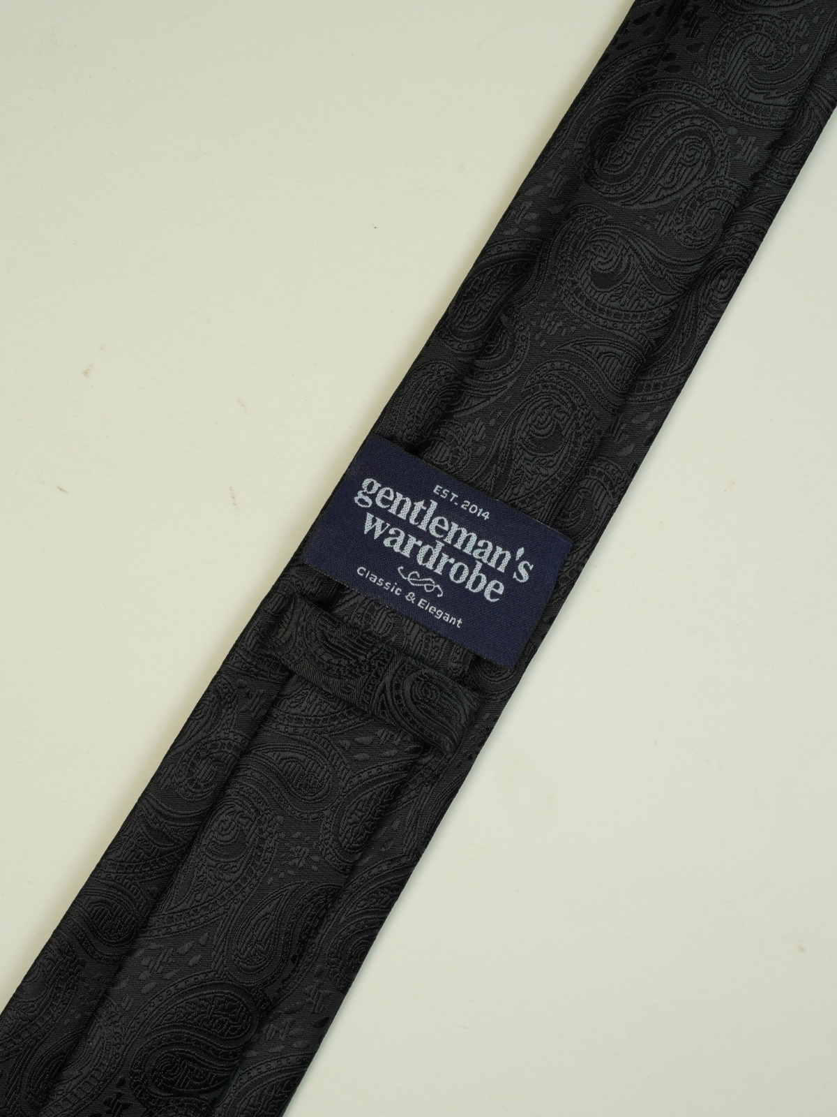 Black Paisley Tie
