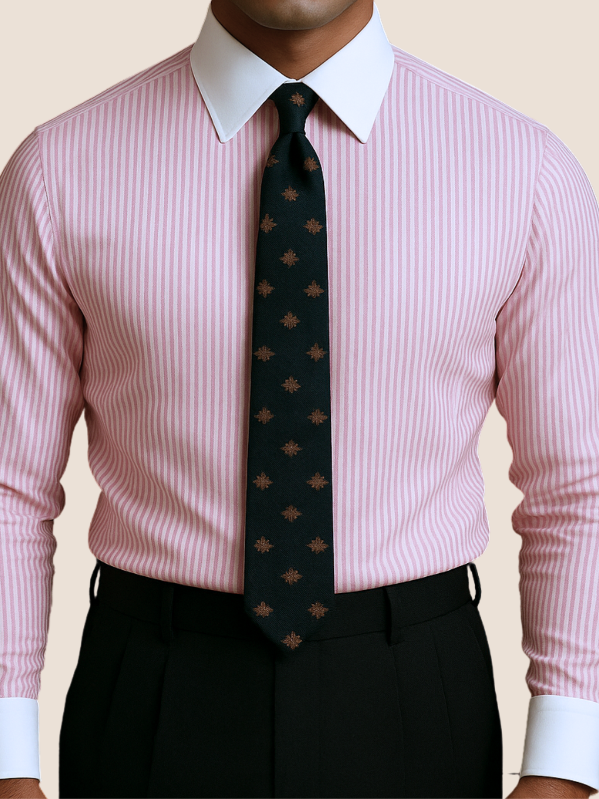 Winchester Pink Stripe Formal Shirt