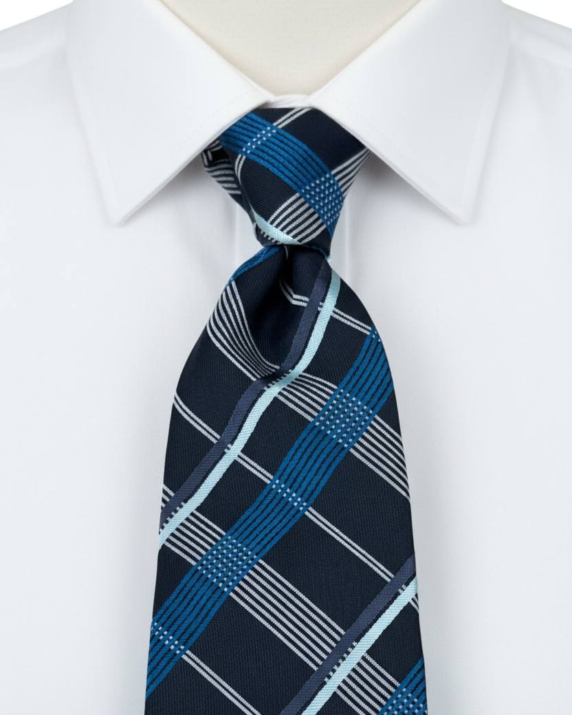 Modern Plaid Tie