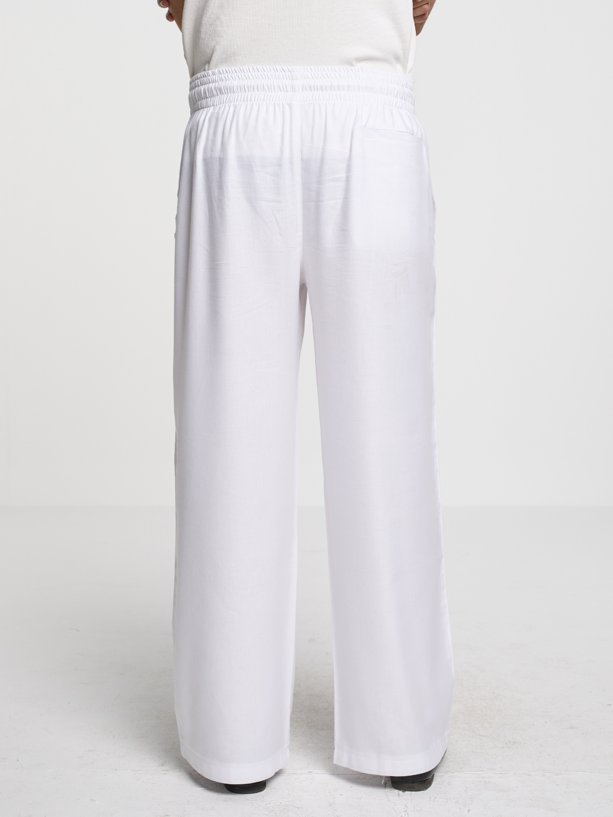 White Wide Legged Pajama