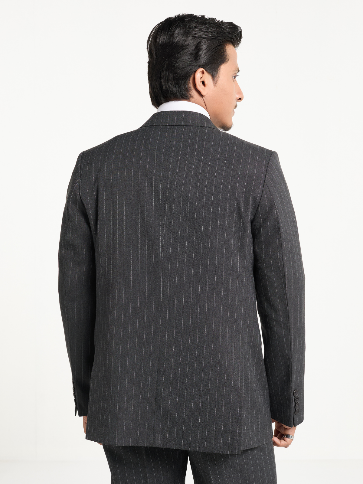 Charcoal Pinstripe DB Blazer