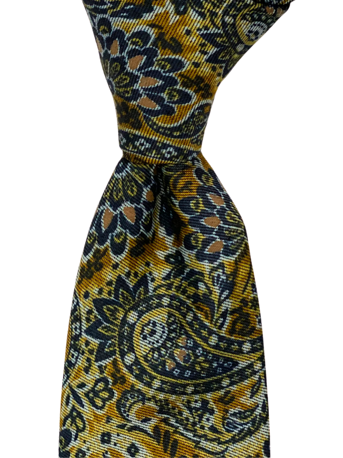 Yellow Paisley Tie