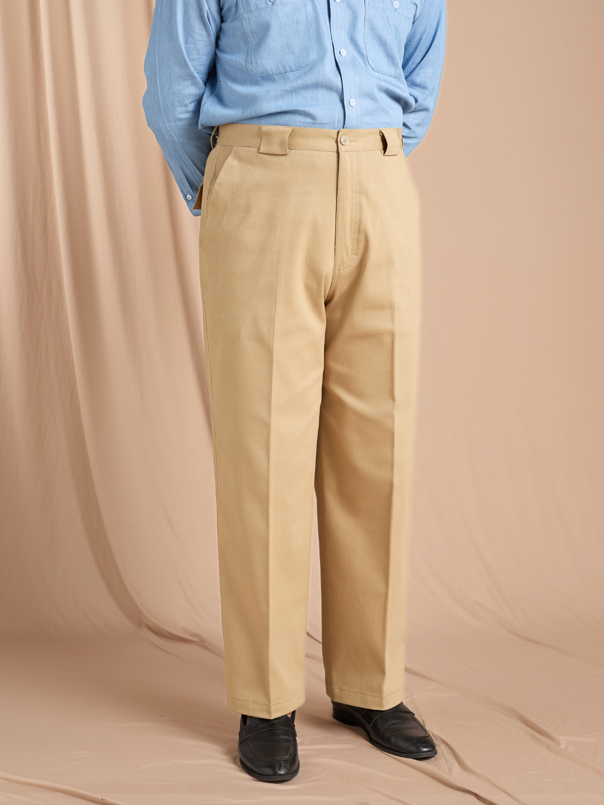 Khaki Gabardine Trouser