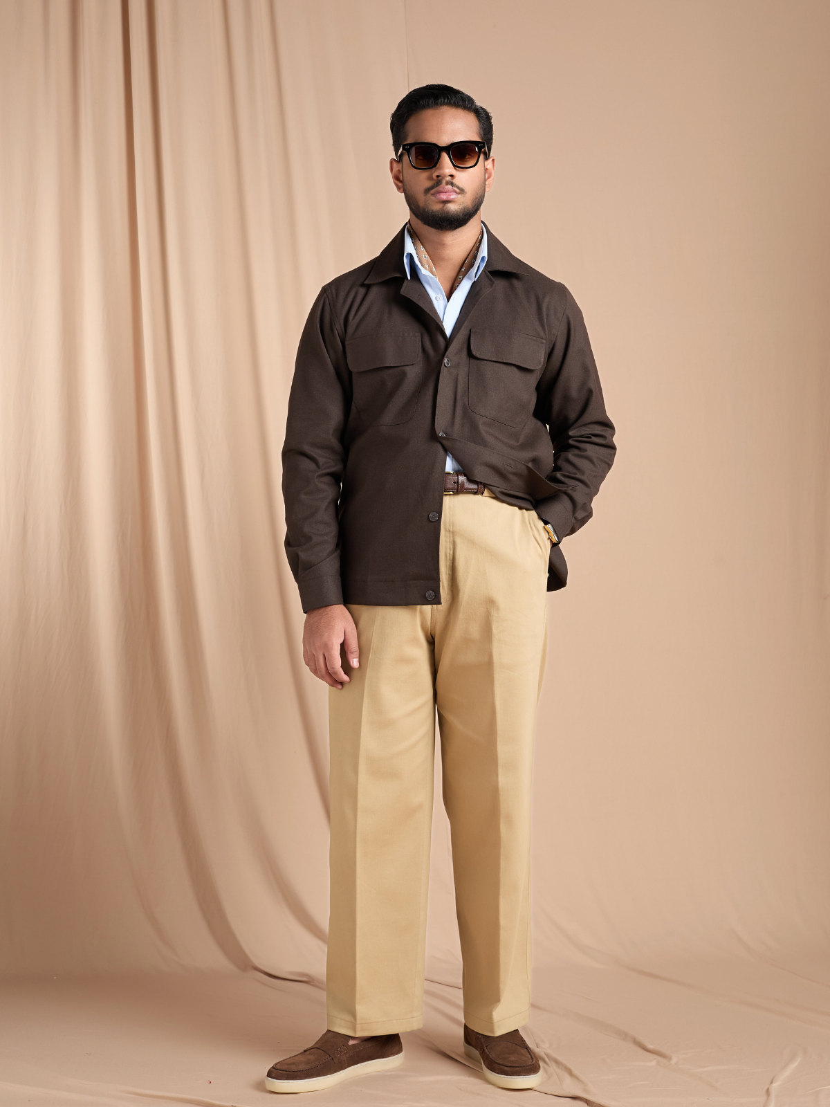 Dark Brown Shacket