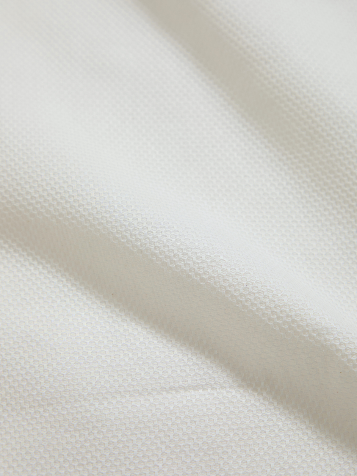 White Subtle Pattern Cuban Shirt
