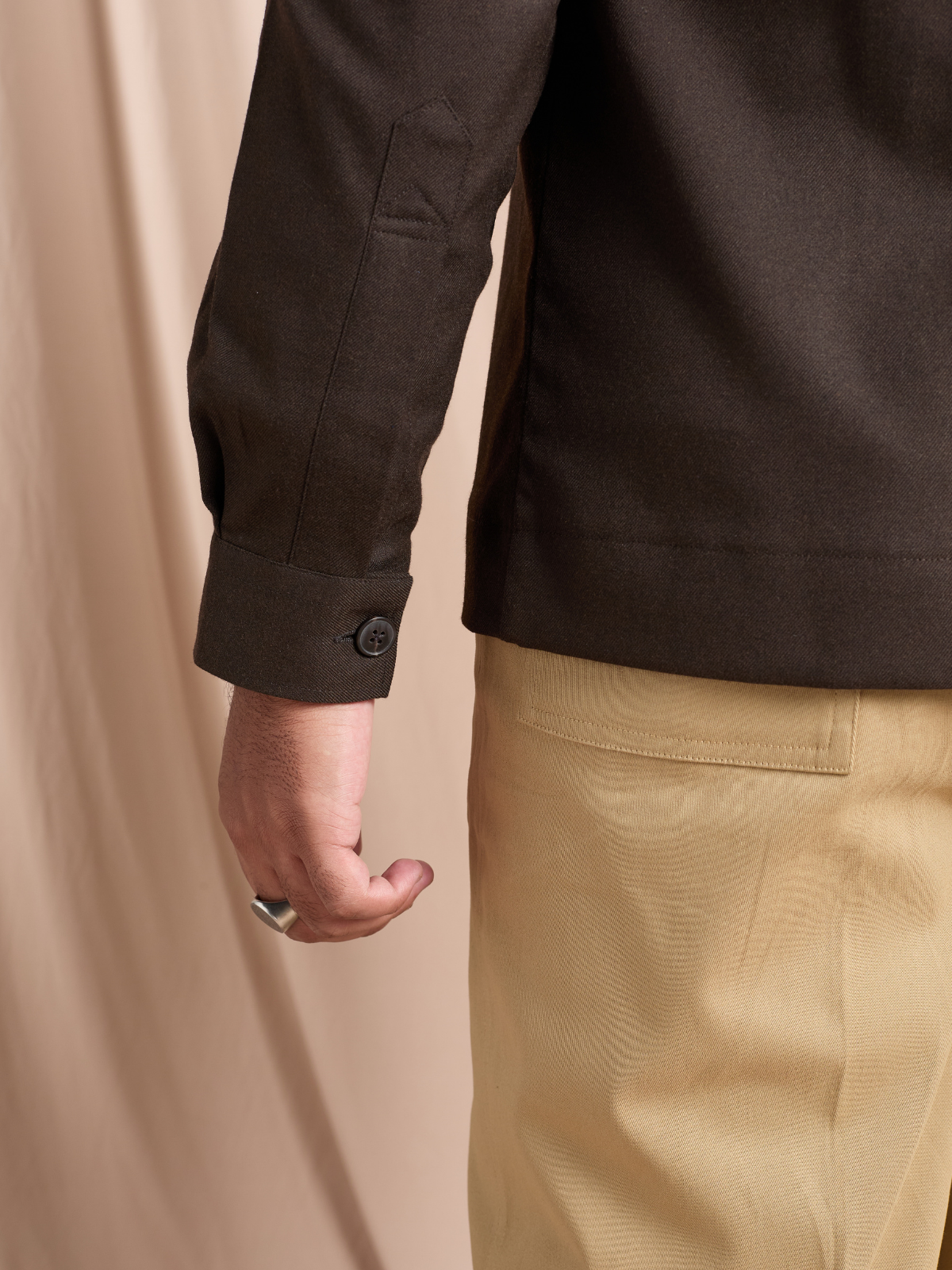 Dark Brown Shacket