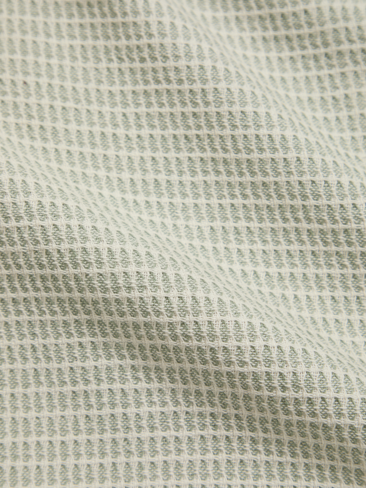 Fern & White Pattern Cuban Shirt