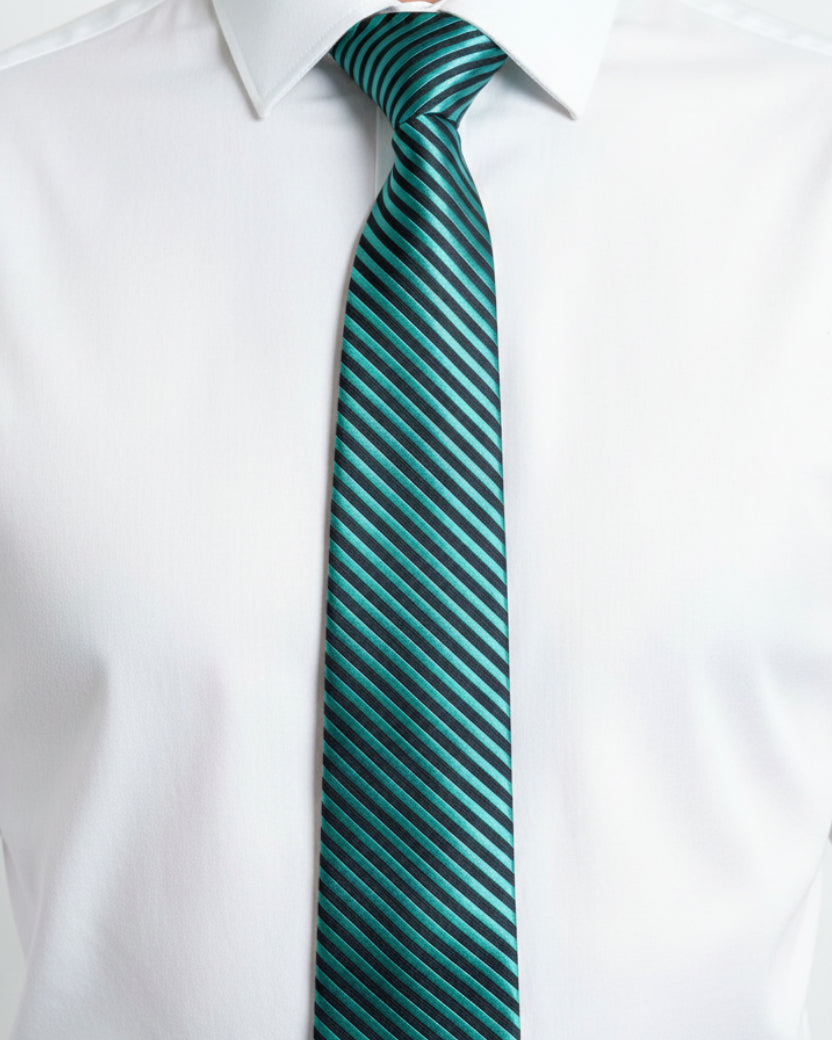Turquoise Regent Stripe Tie
