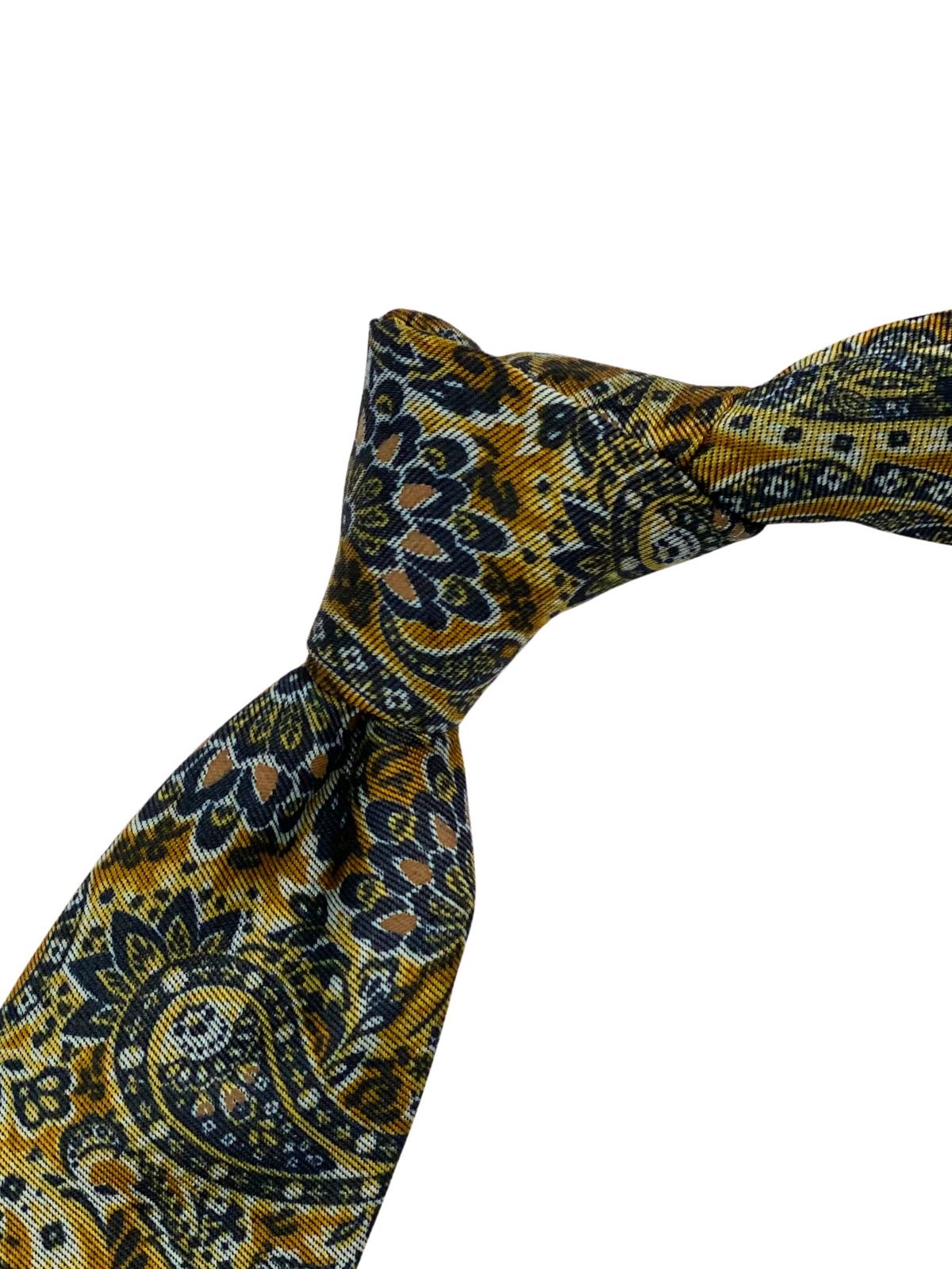Yellow Paisley Tie